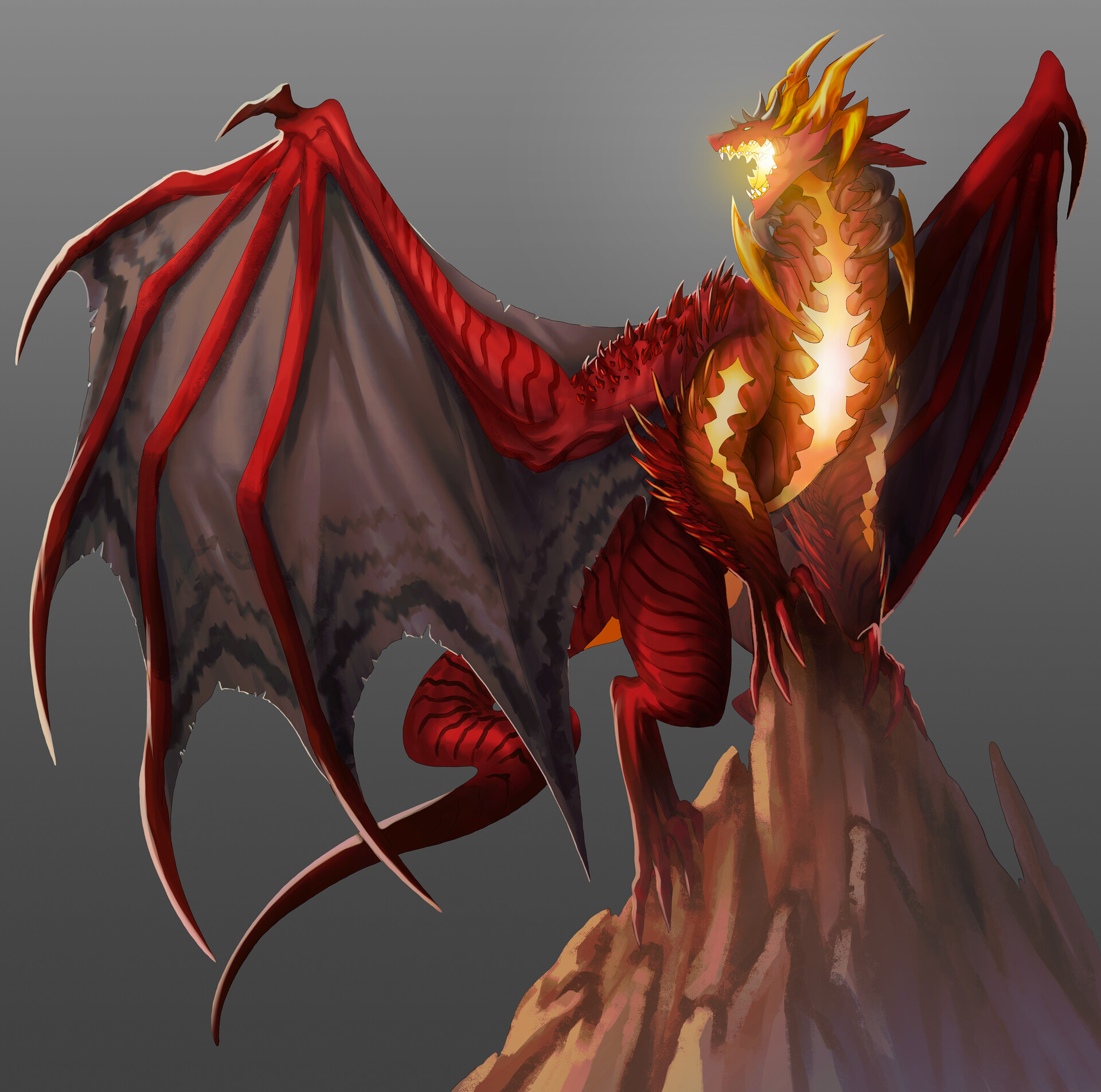 ArtStation - Red Dragon