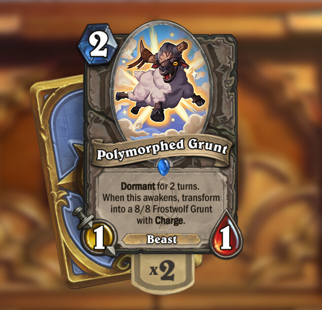 Card mockup
