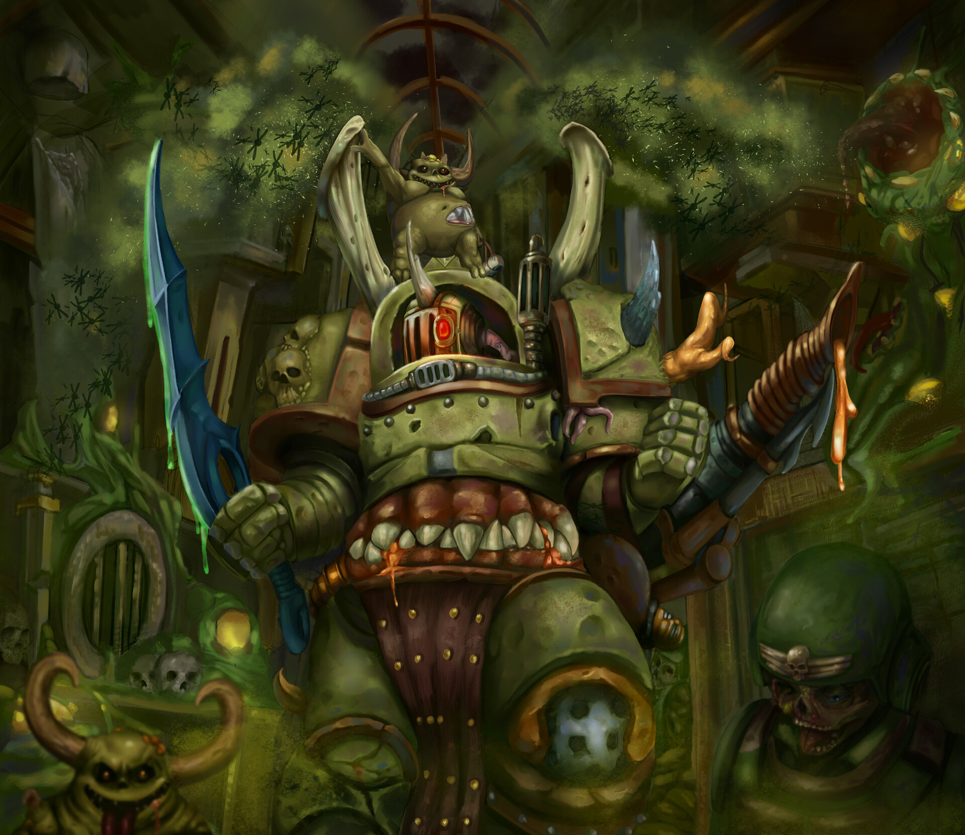 ArtStation Death guard fanart