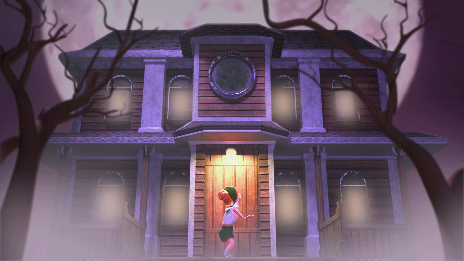 Old Spooky House and The Girl