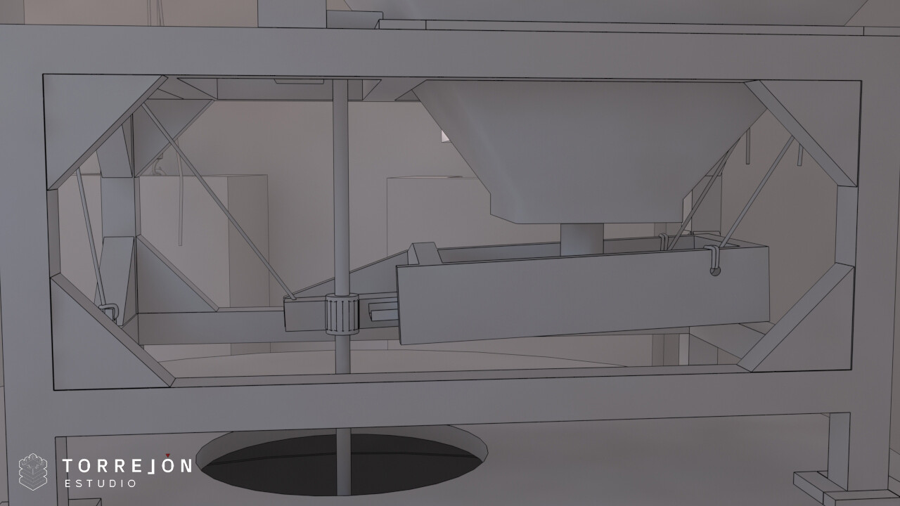 Reconstrucción volumétrica en detalle del interior - 03