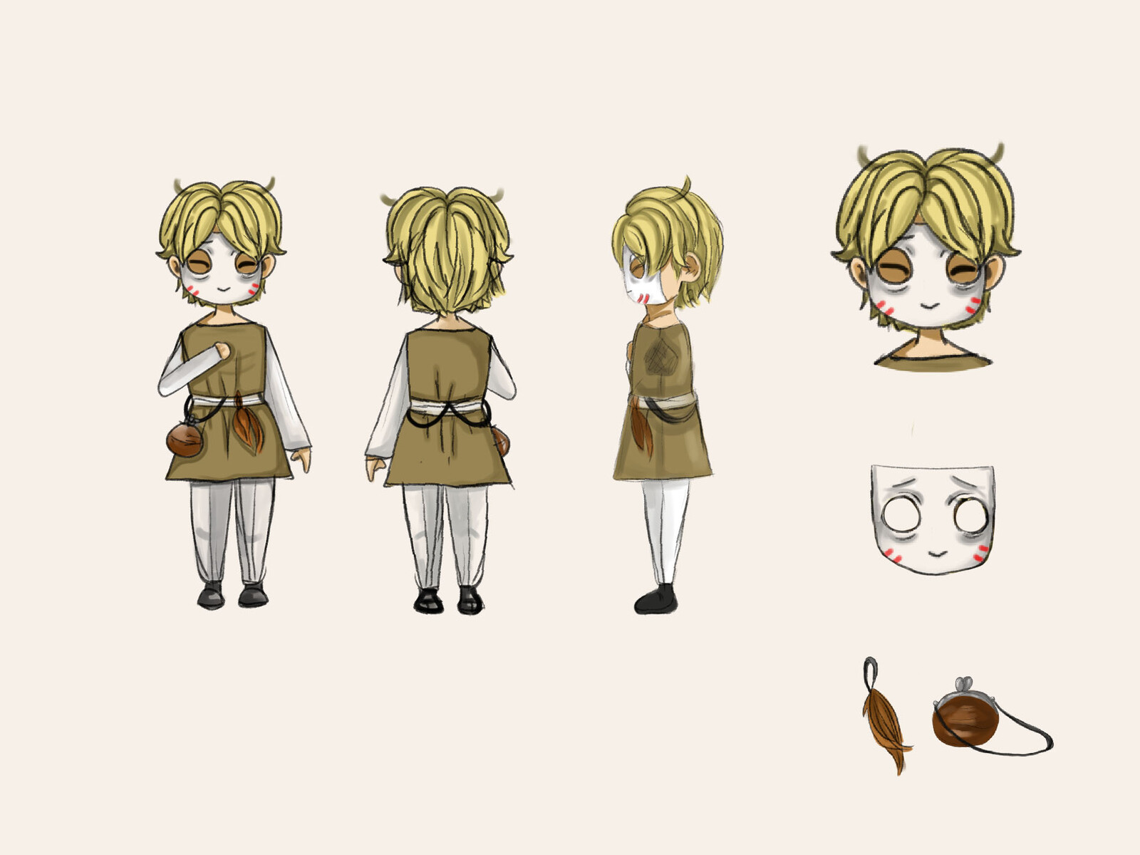 The shop keeper character design