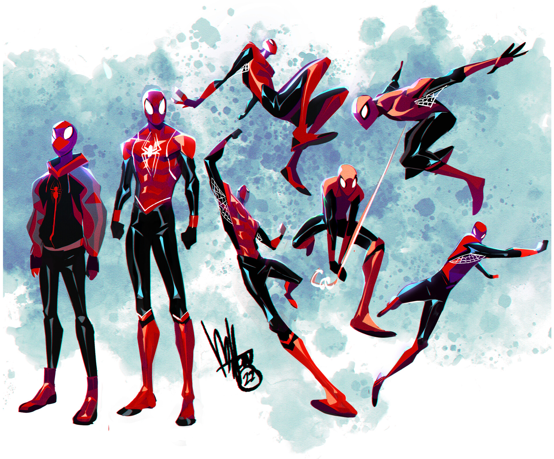 ArtStation - Spidey Pose Practice