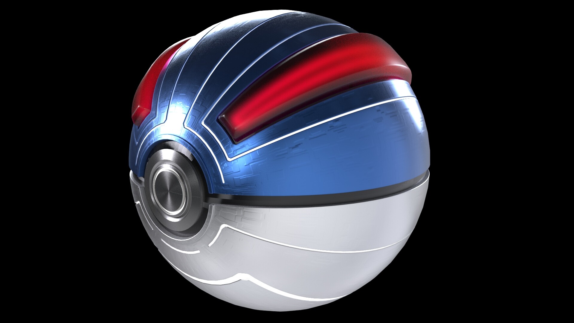 ArtStation - 3D Pokémon Poke ball