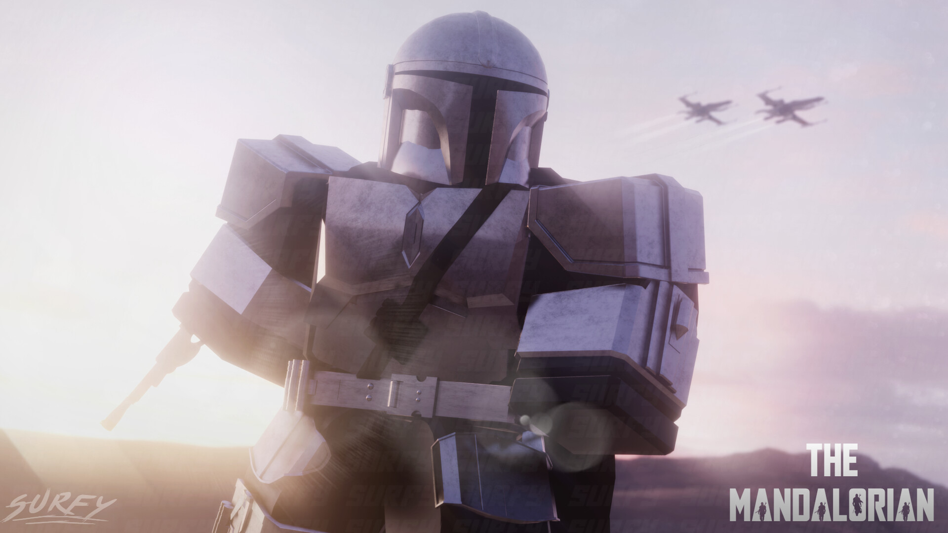 Artstation roblox thumbnail the mandalorian