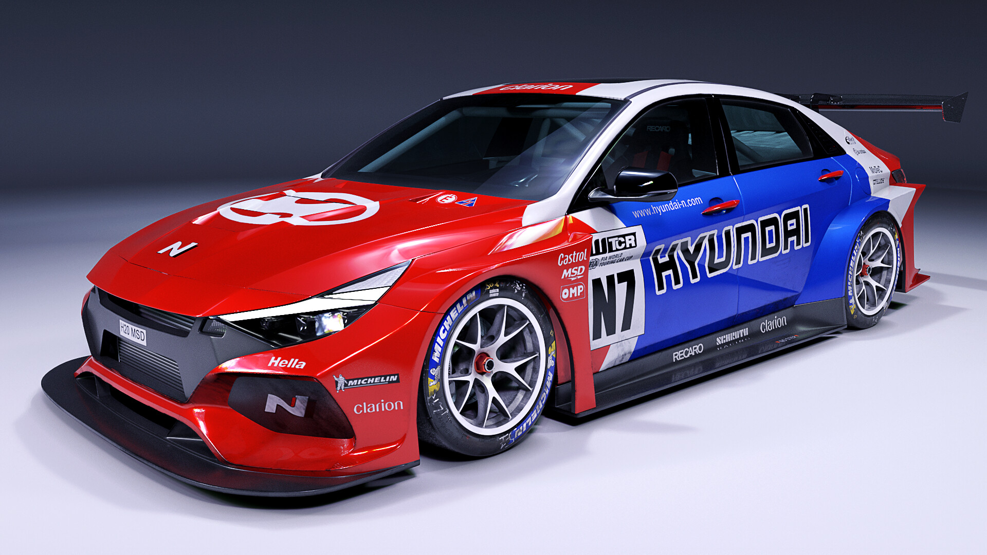 ArtStation Hyundai Elantra N / Avante N Wide Bodykit Concept