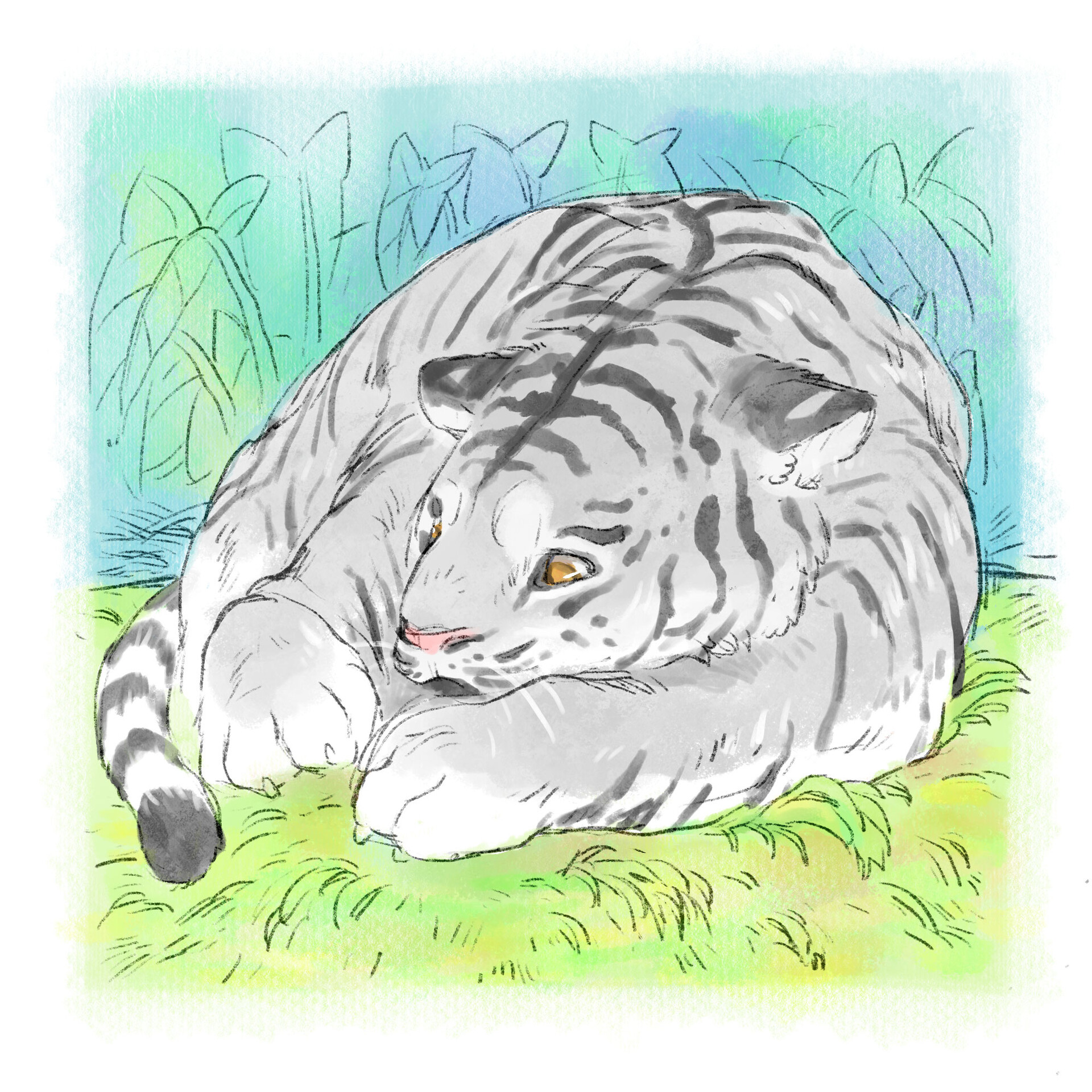 ArtStation - Tiger stripes