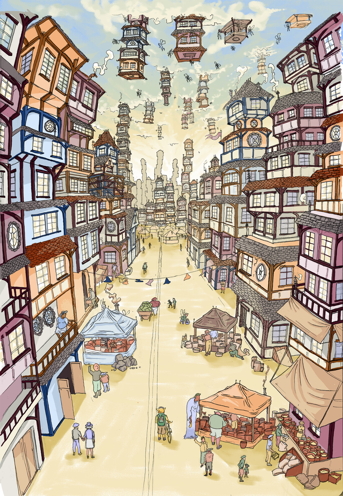 Fantasy Town concept 