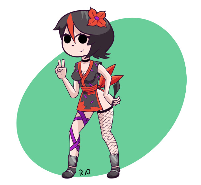 ArtStation Knives Chau kunoichi