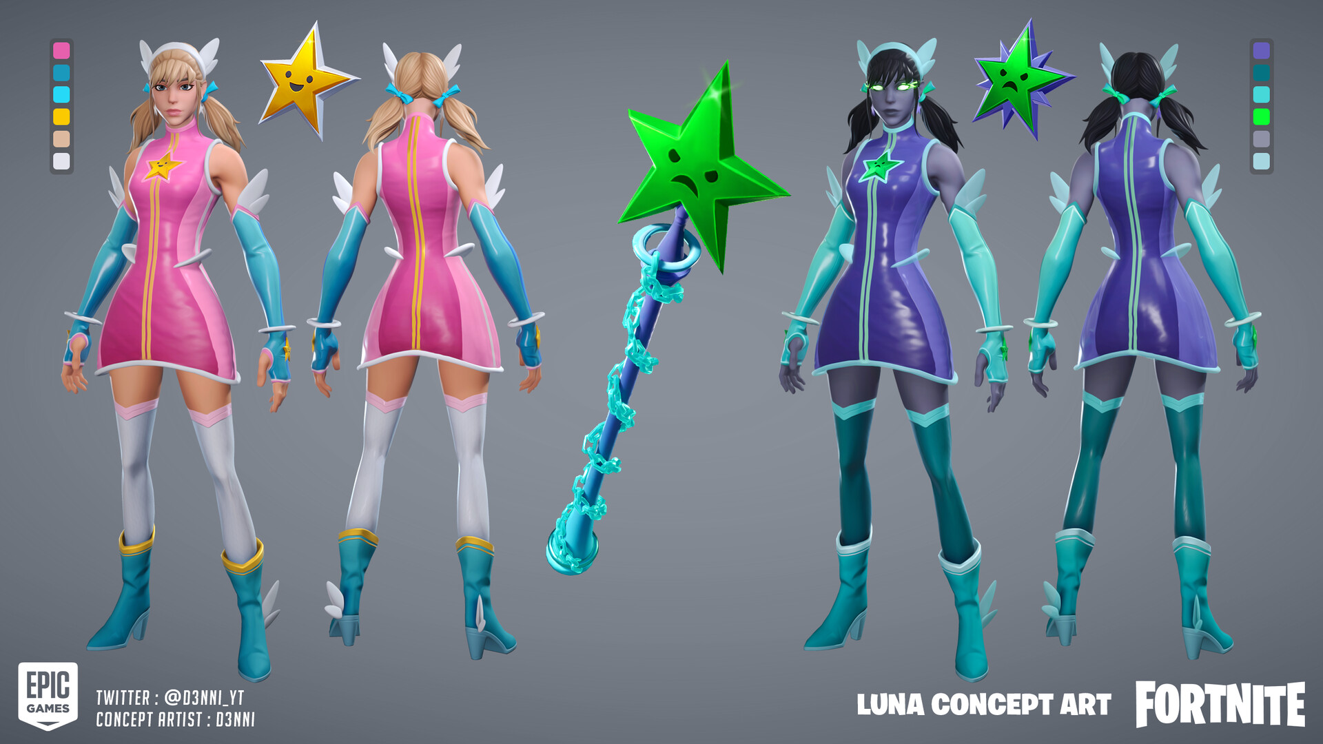 Luna skin top