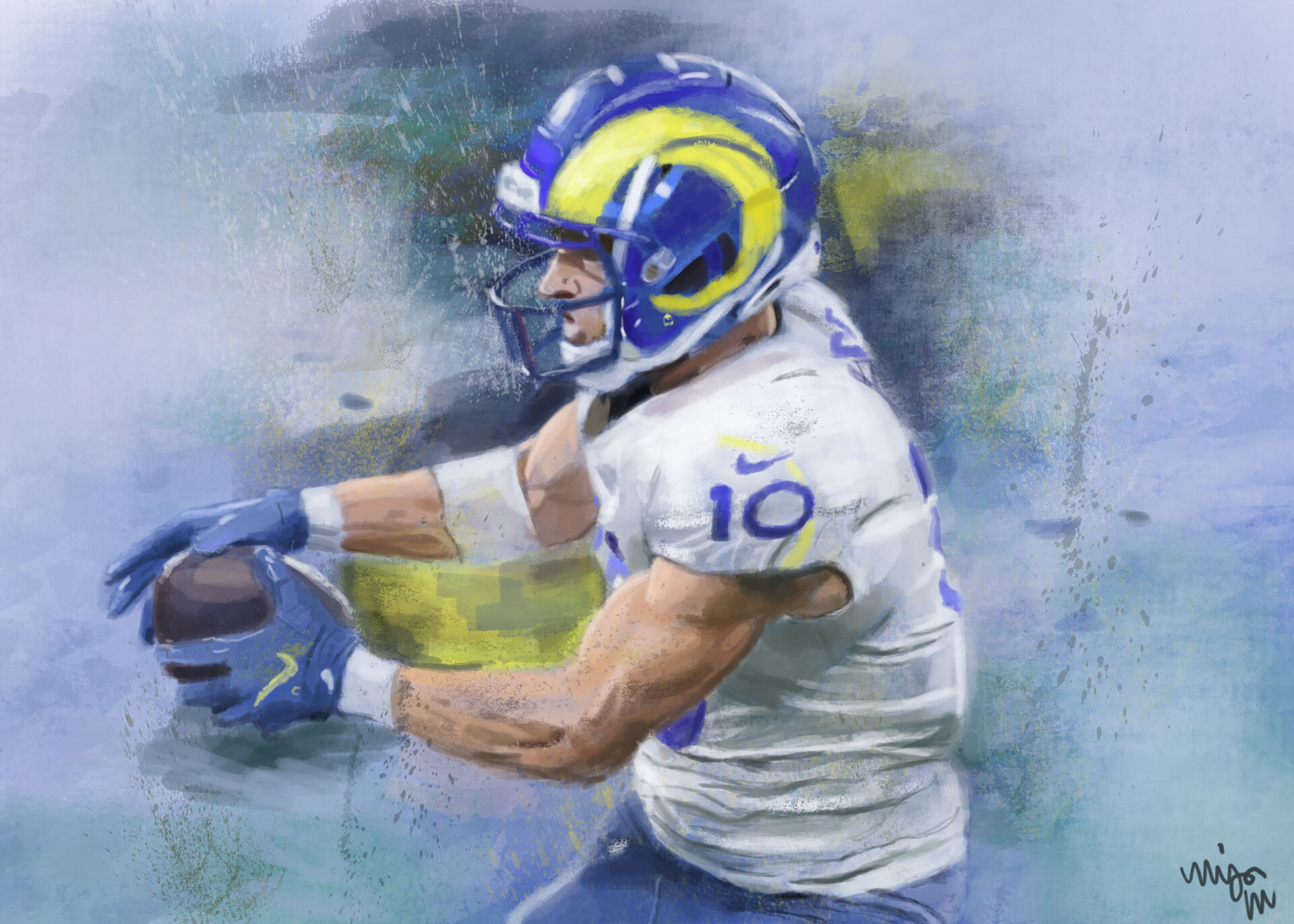 ArtStation Cooper Kupp Painting