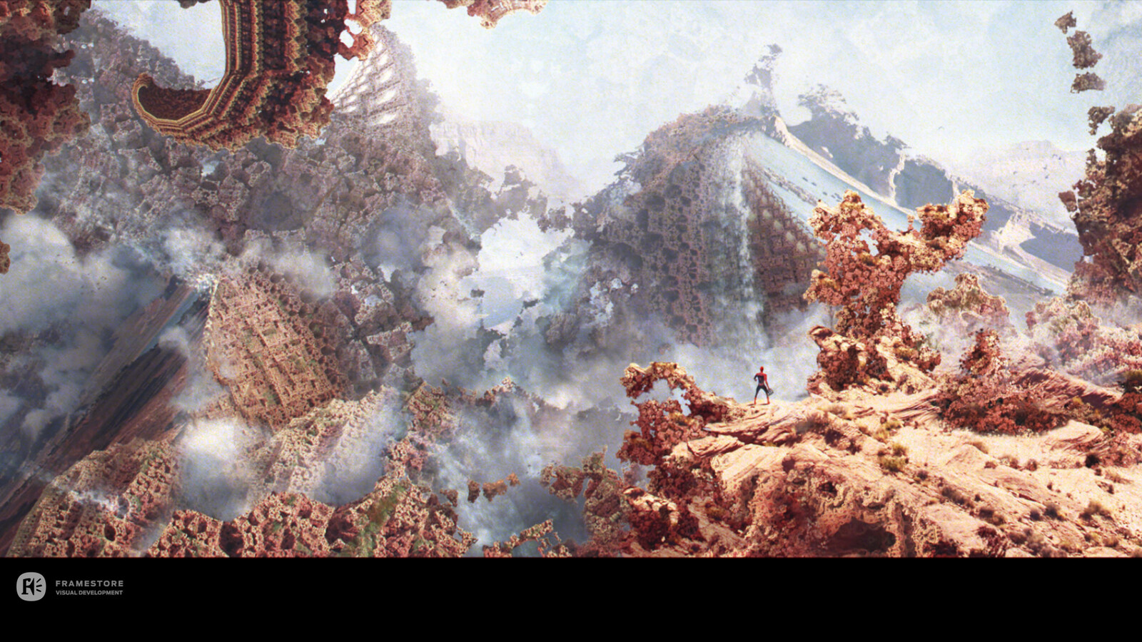 Early quick look test(cg Based) for the Fractals extravaganza in the Grand Canyon sequence