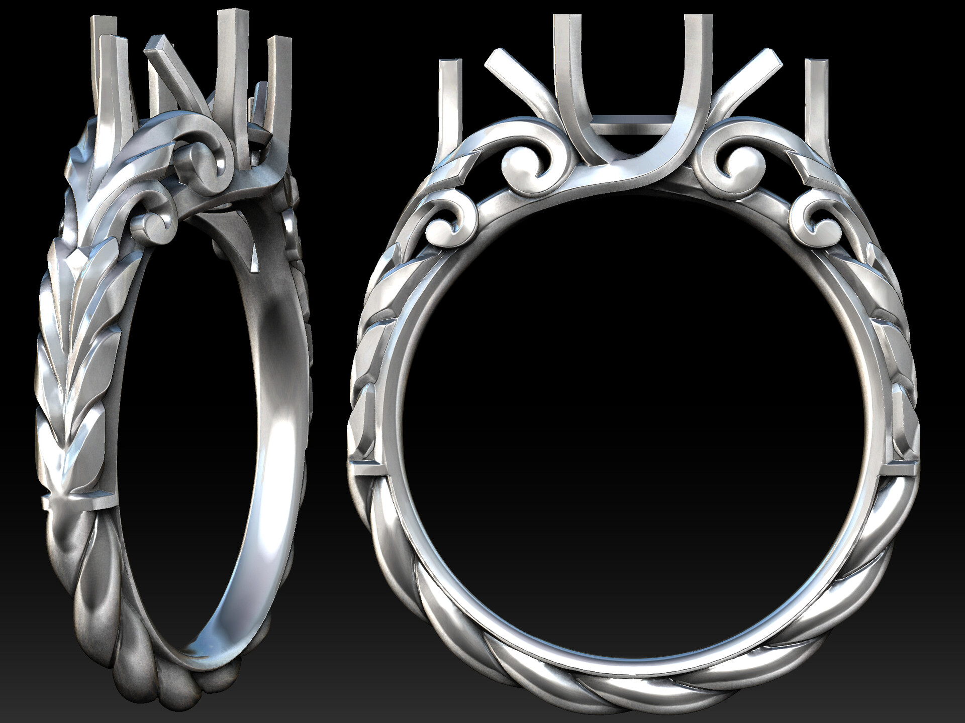 Welcome to Fractal Forums - PLANETARIUM Ring - 3D printed in Silver