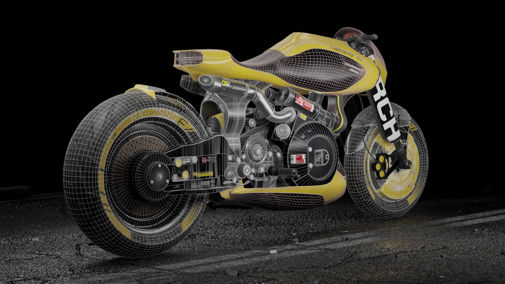 Cyberpunk cheap arch motorcycle