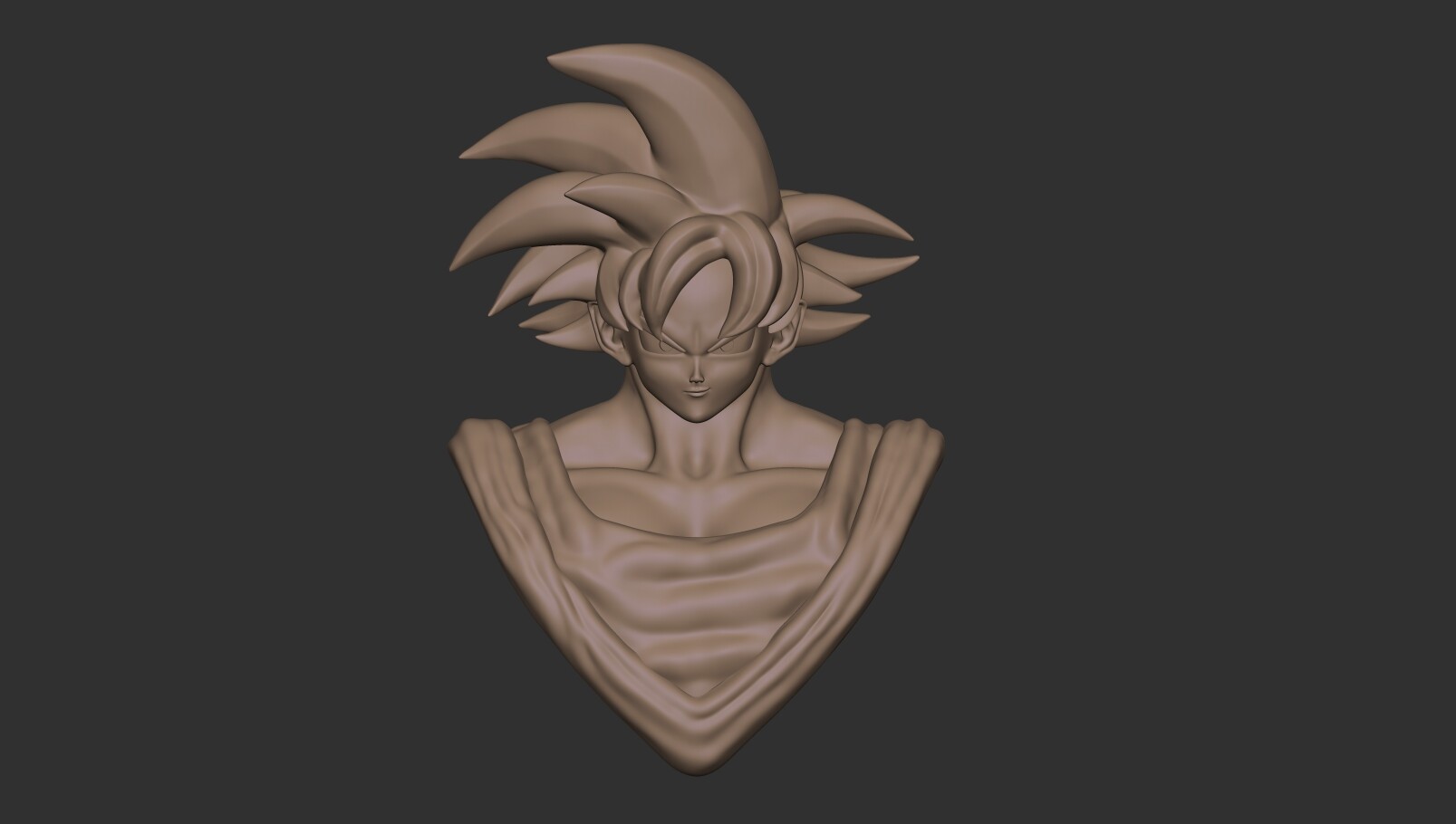 ArtStation - Busto Goku - ZBrush
