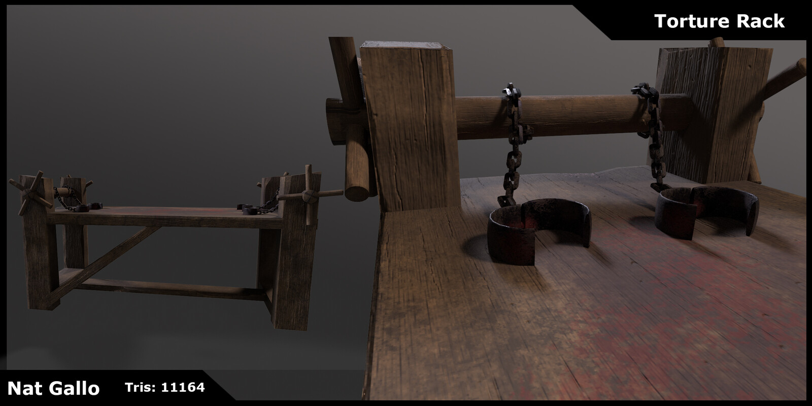 Medieval Torture Rack- Detailed View