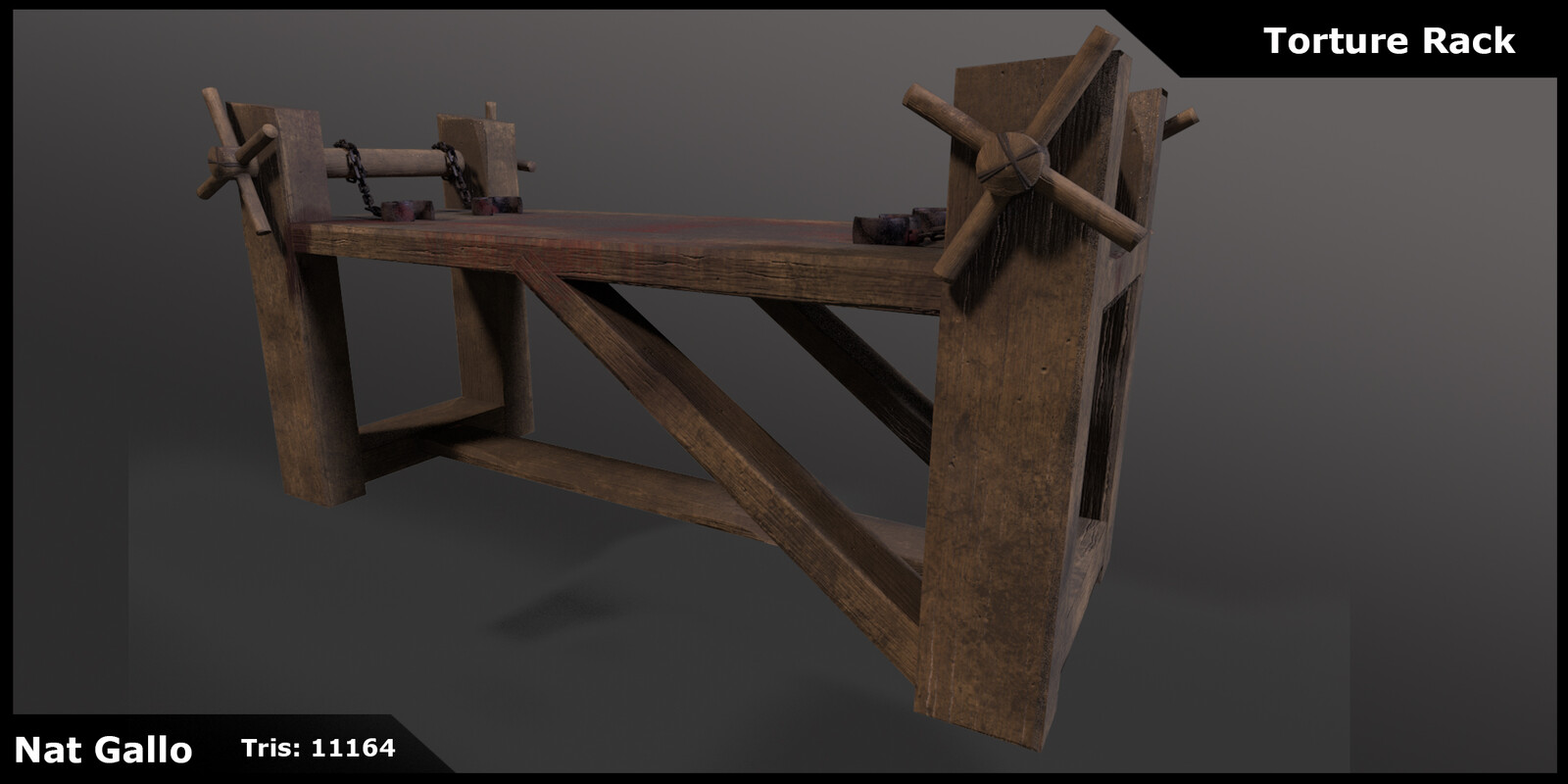 Medieval Torture Rack- Side View