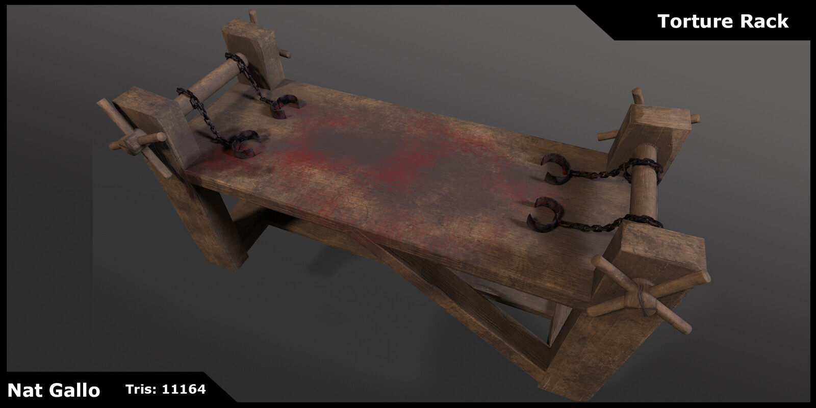 Medieval Torture Rack- Top View