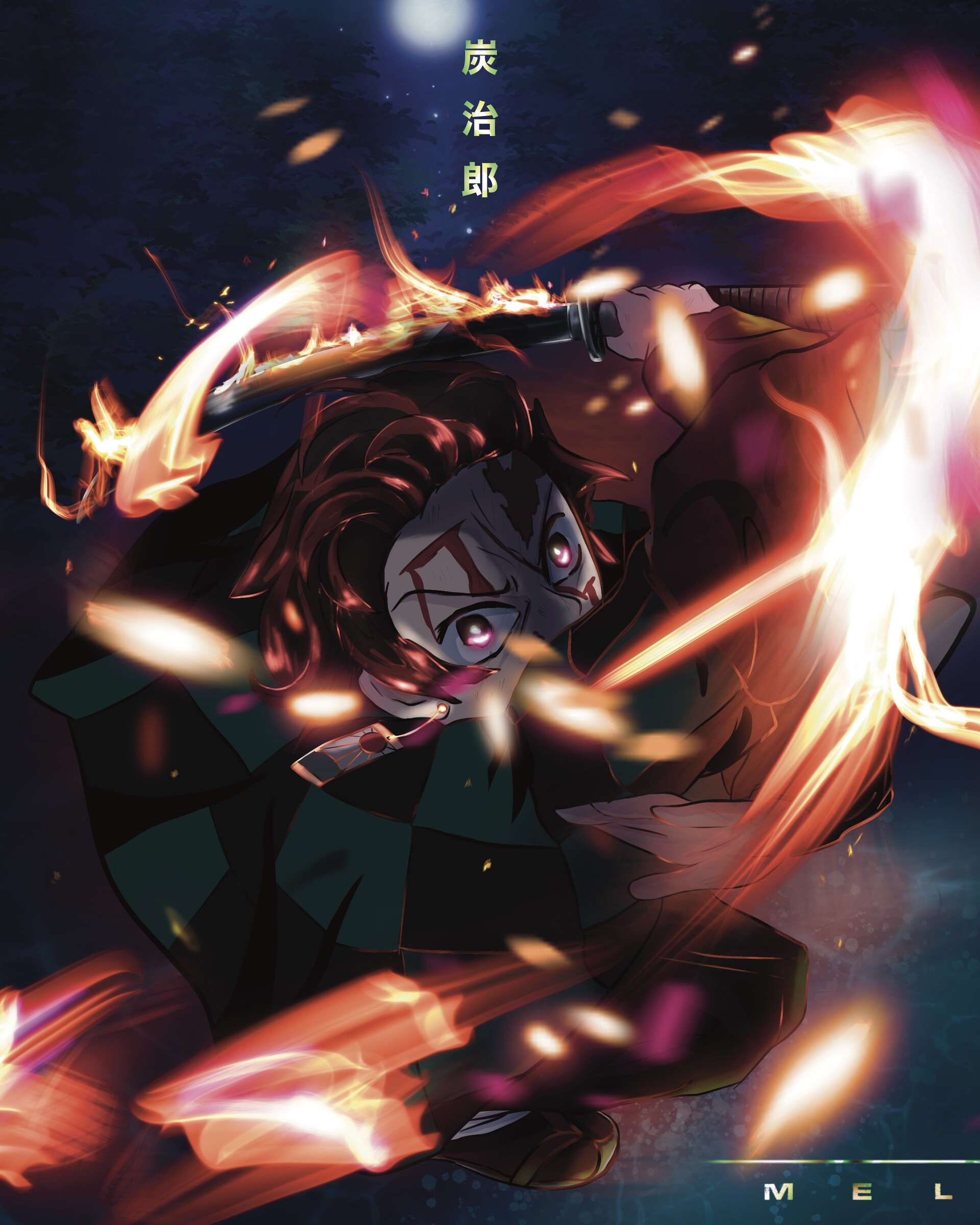ArtStation - Anime wallpaper/art Demon Slayer