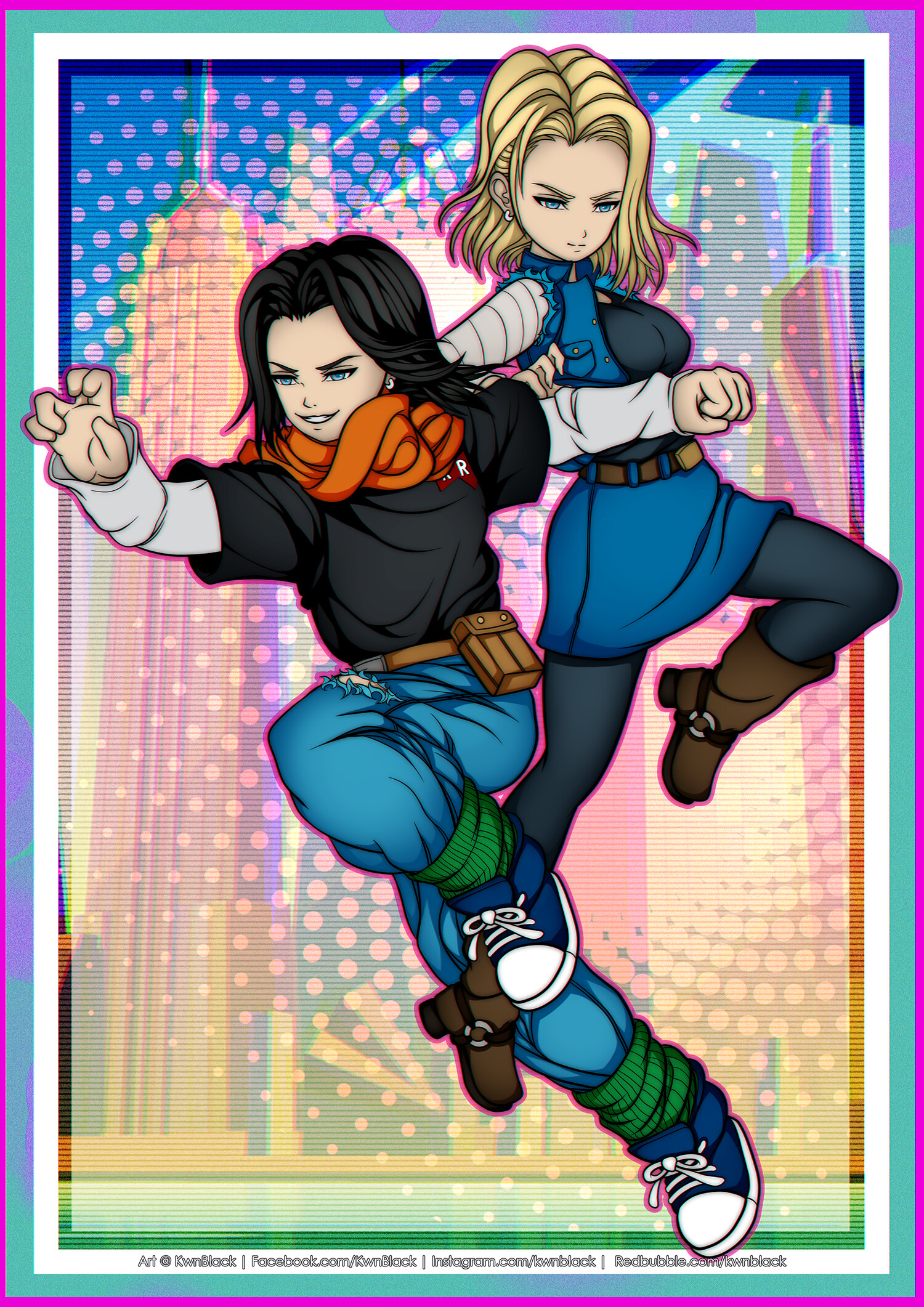 ArtStation - Android 17 and Android 18