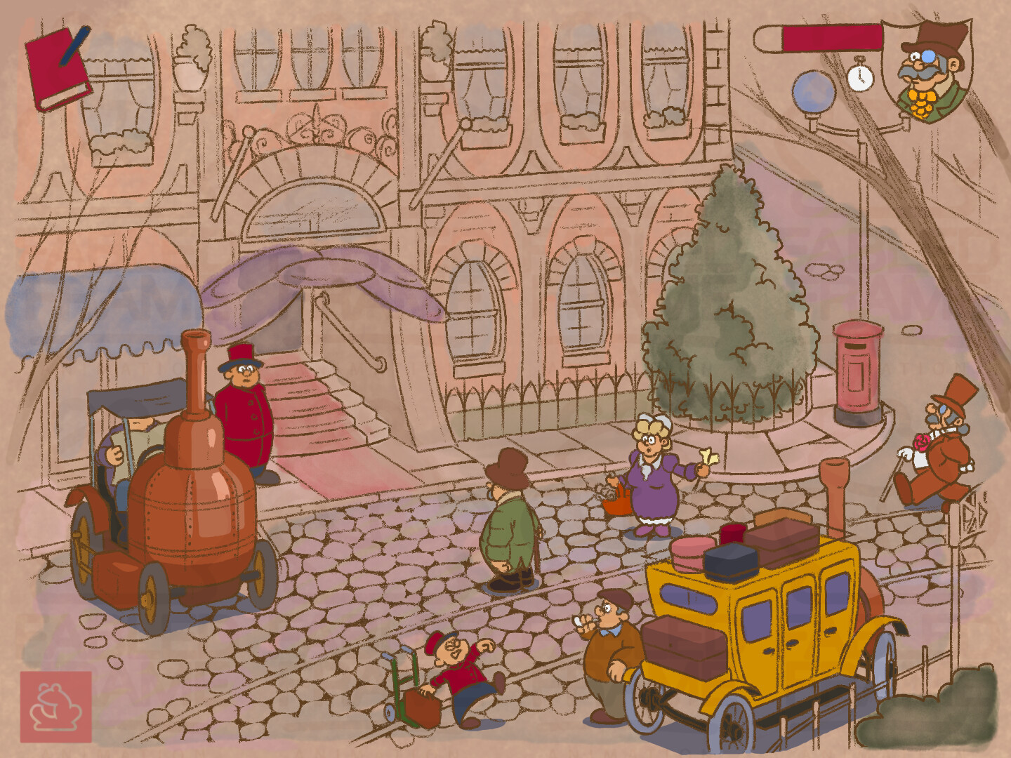 Game Design Concept Illustration