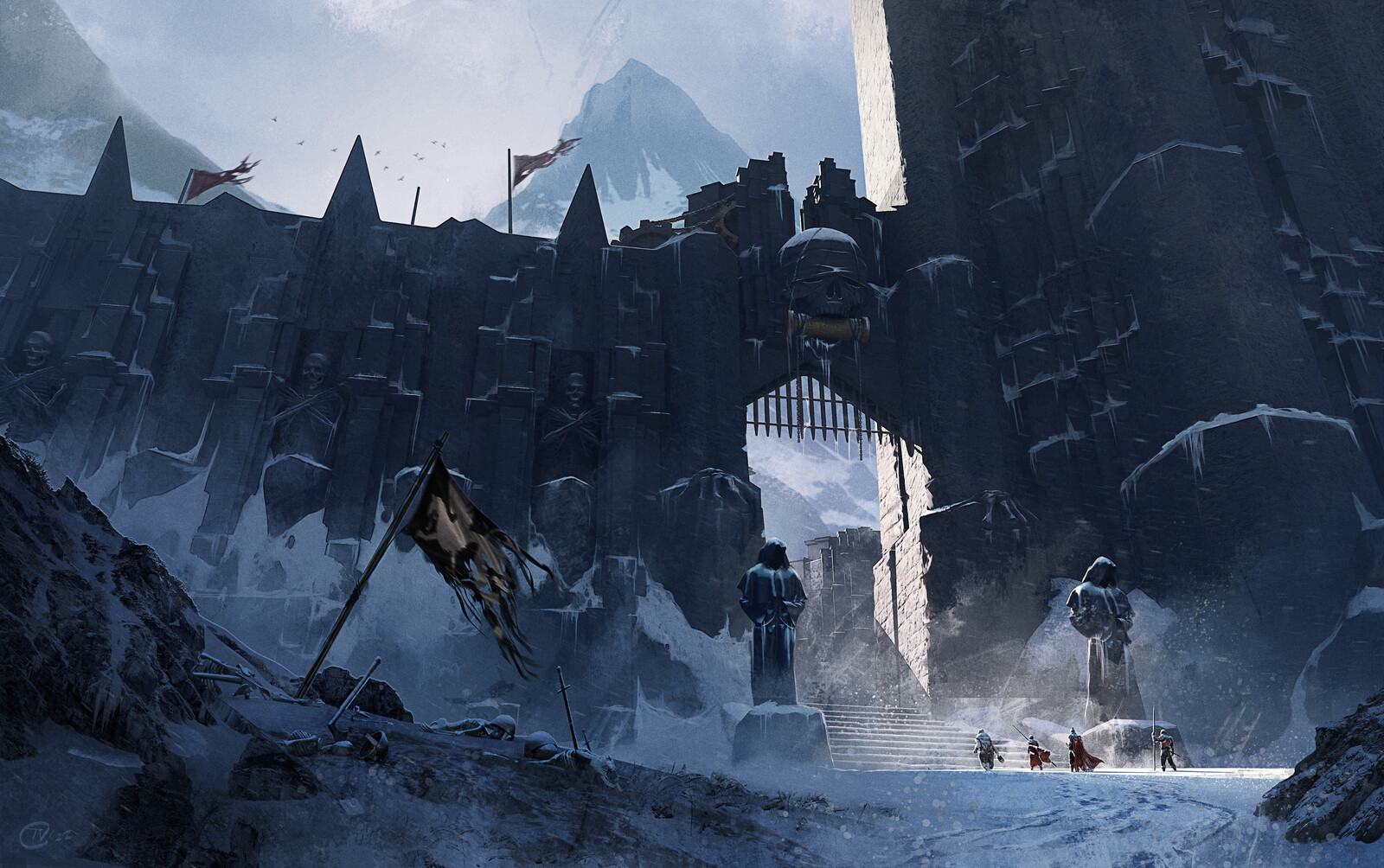 Matte Painting - Gods of the Forbidden North