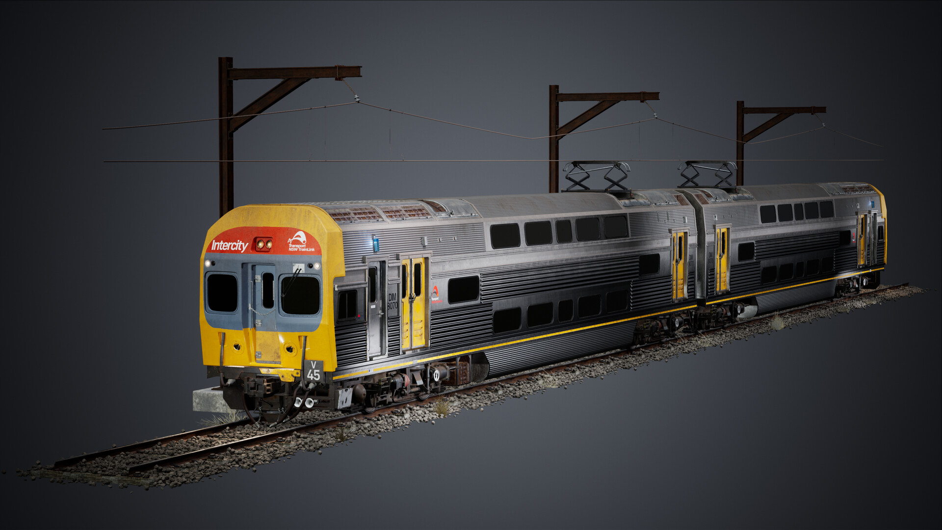 V set top model train