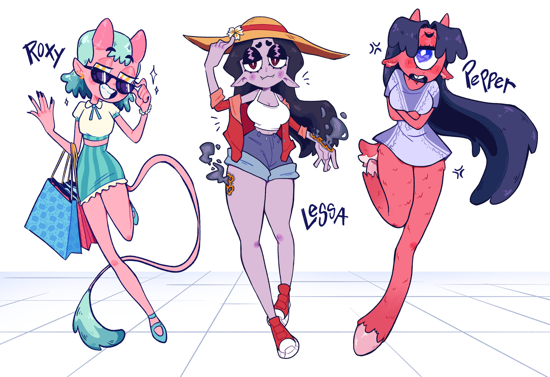 ArtStation Monster Girl Character design