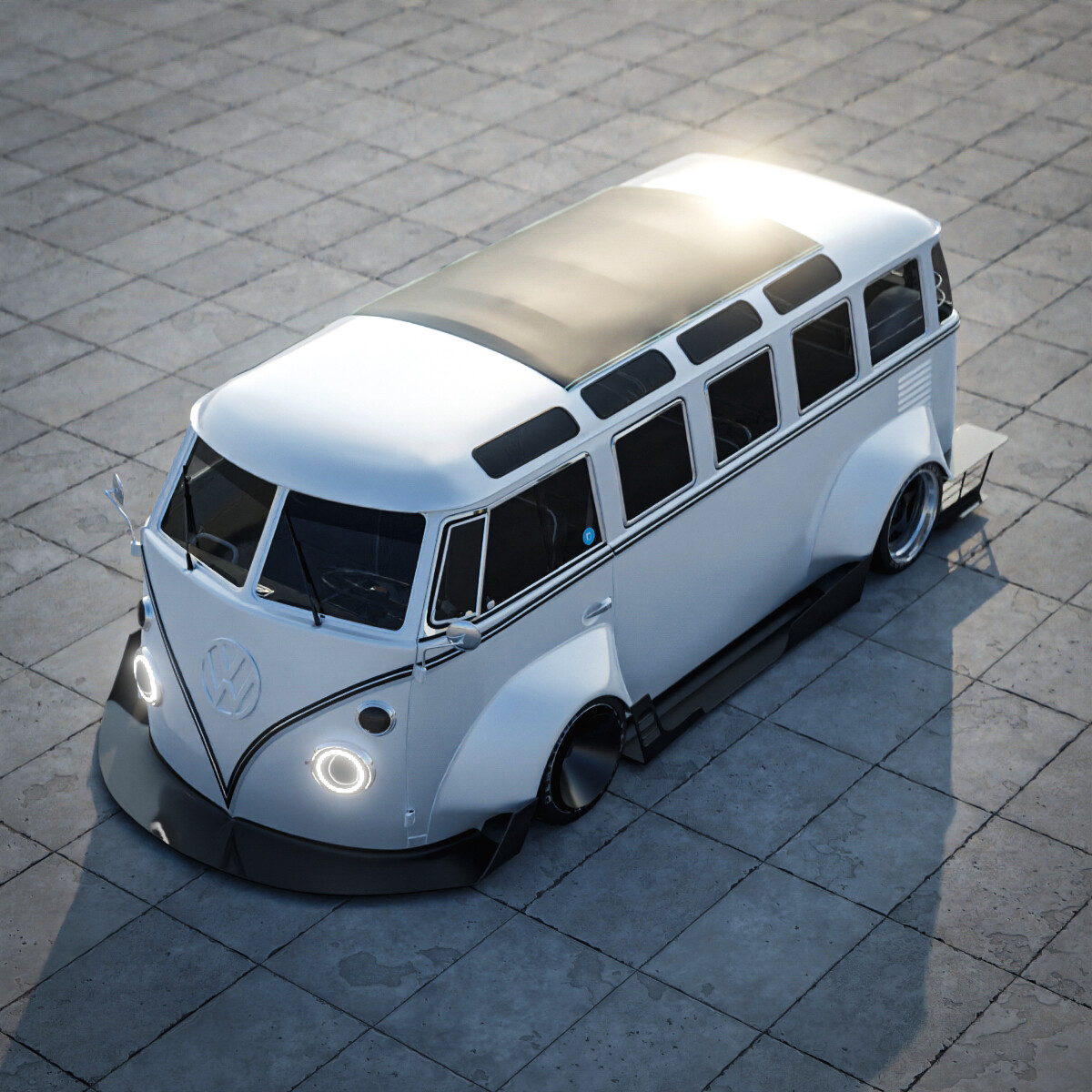 Vw bus online wide body kit