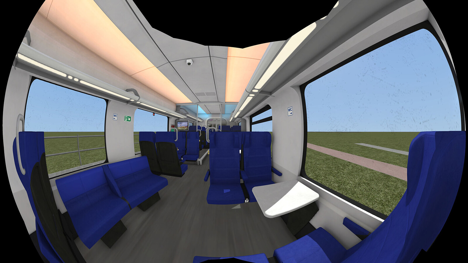Interior - passenger wagon