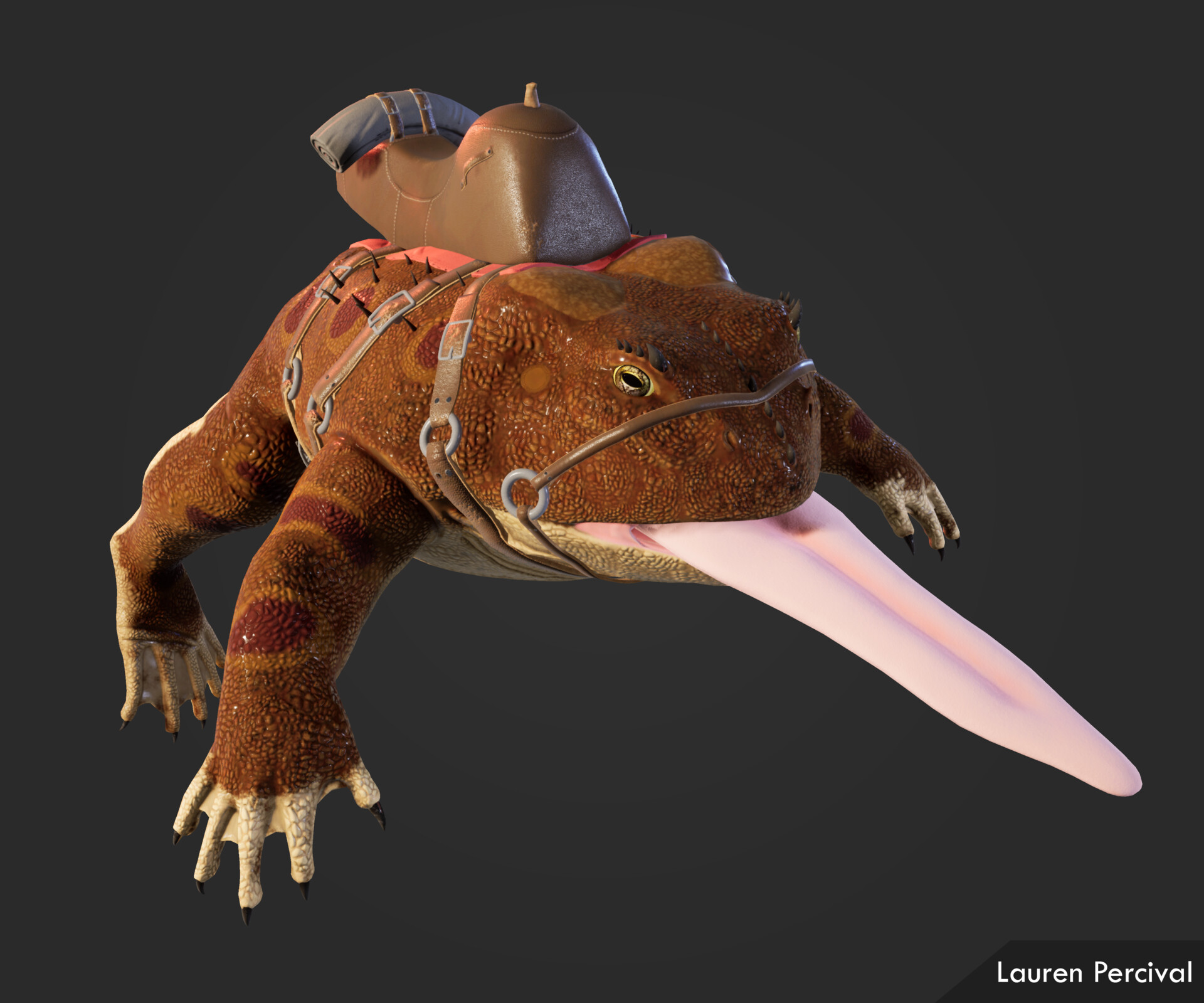 ArtStation - Ark: Survival Evolved Inspired Beelzebufo Model