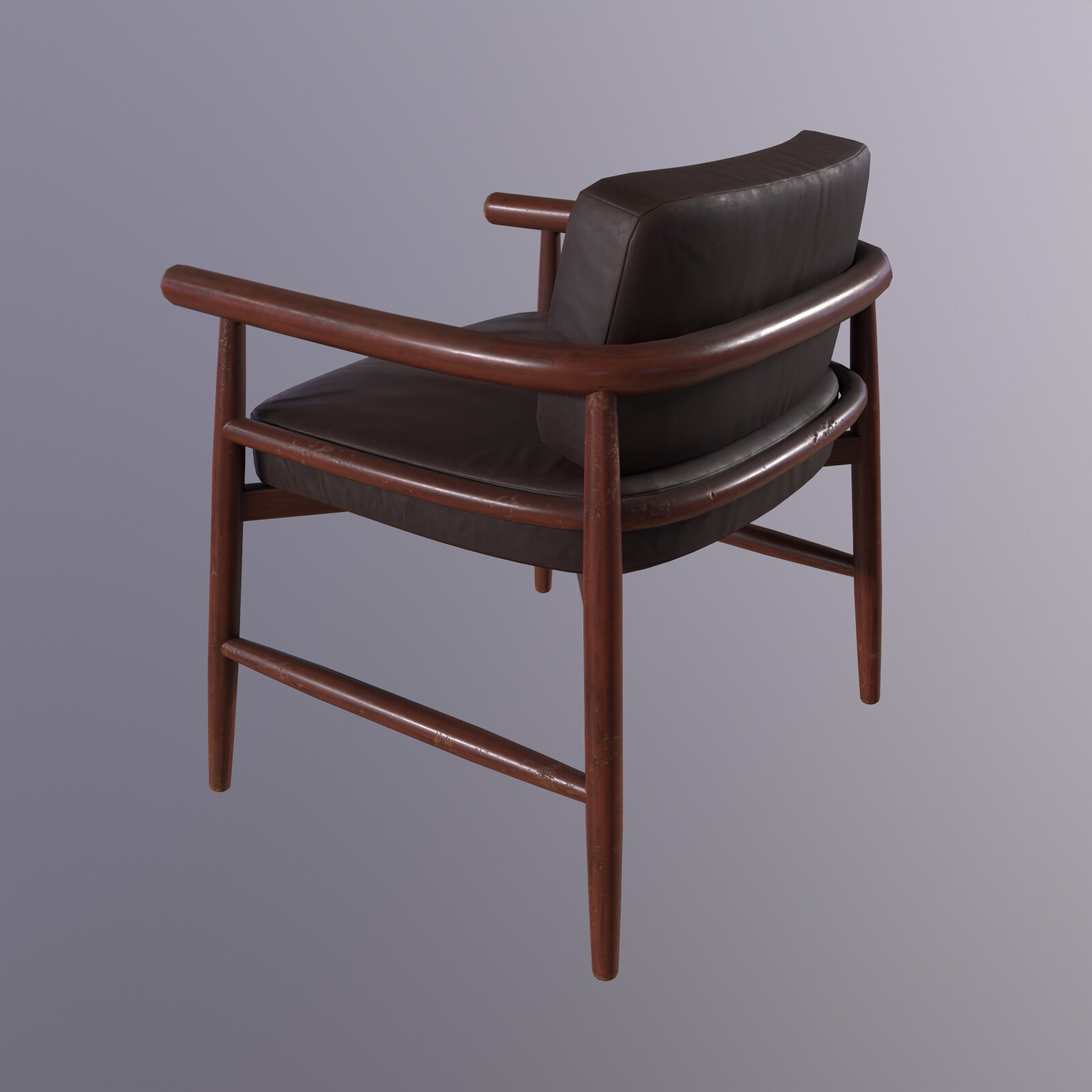 Yuriy Kucheryavyi Armchair Lowpoly 3D game asset