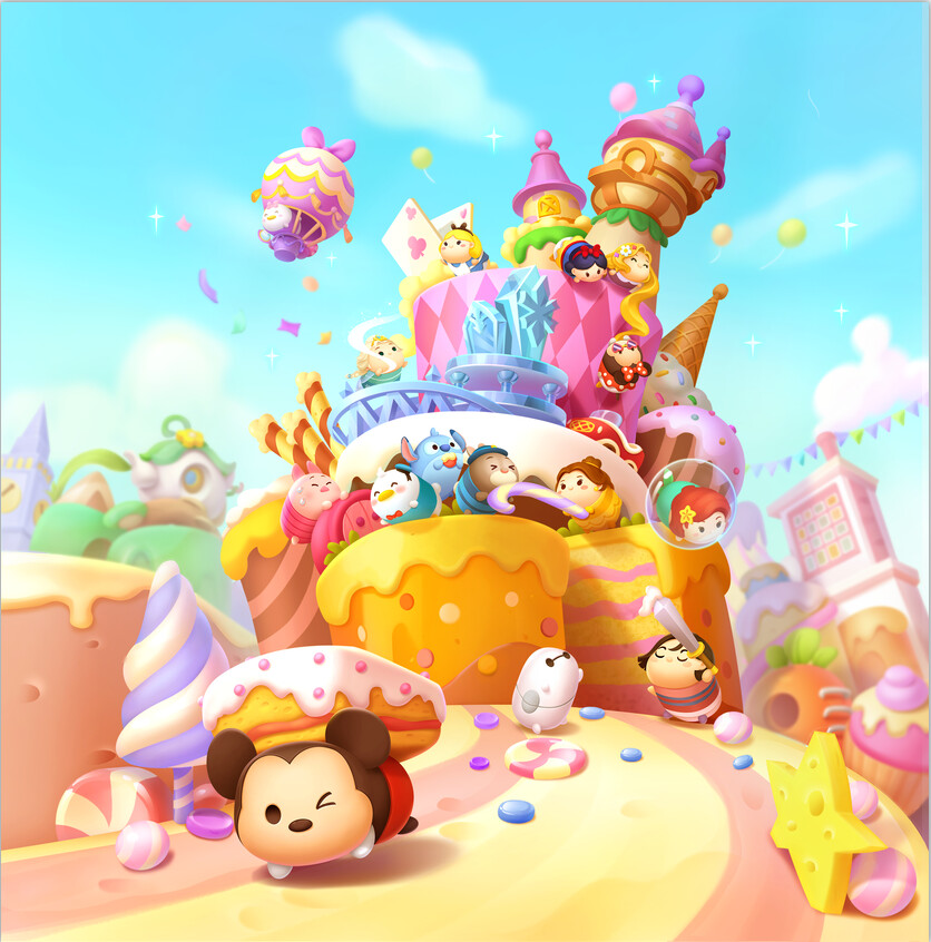 Game Art Outsourcing Studio Concept Art, 2D & 3D Assets Tsumtsum
