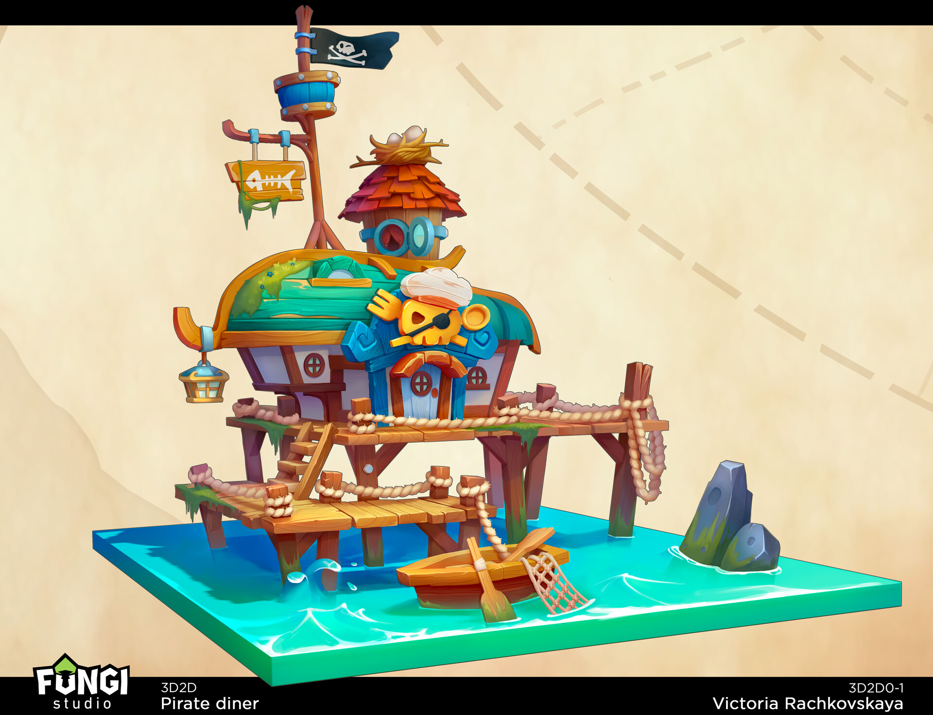 ArtStation - Pirate diner