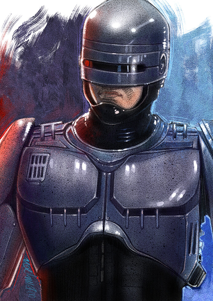 ArtStation - 80' Fan work series: Robocop