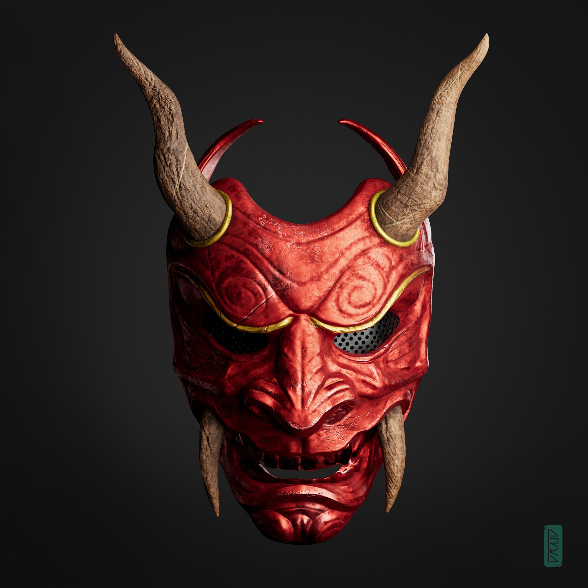 Artstation Oni Mask Project