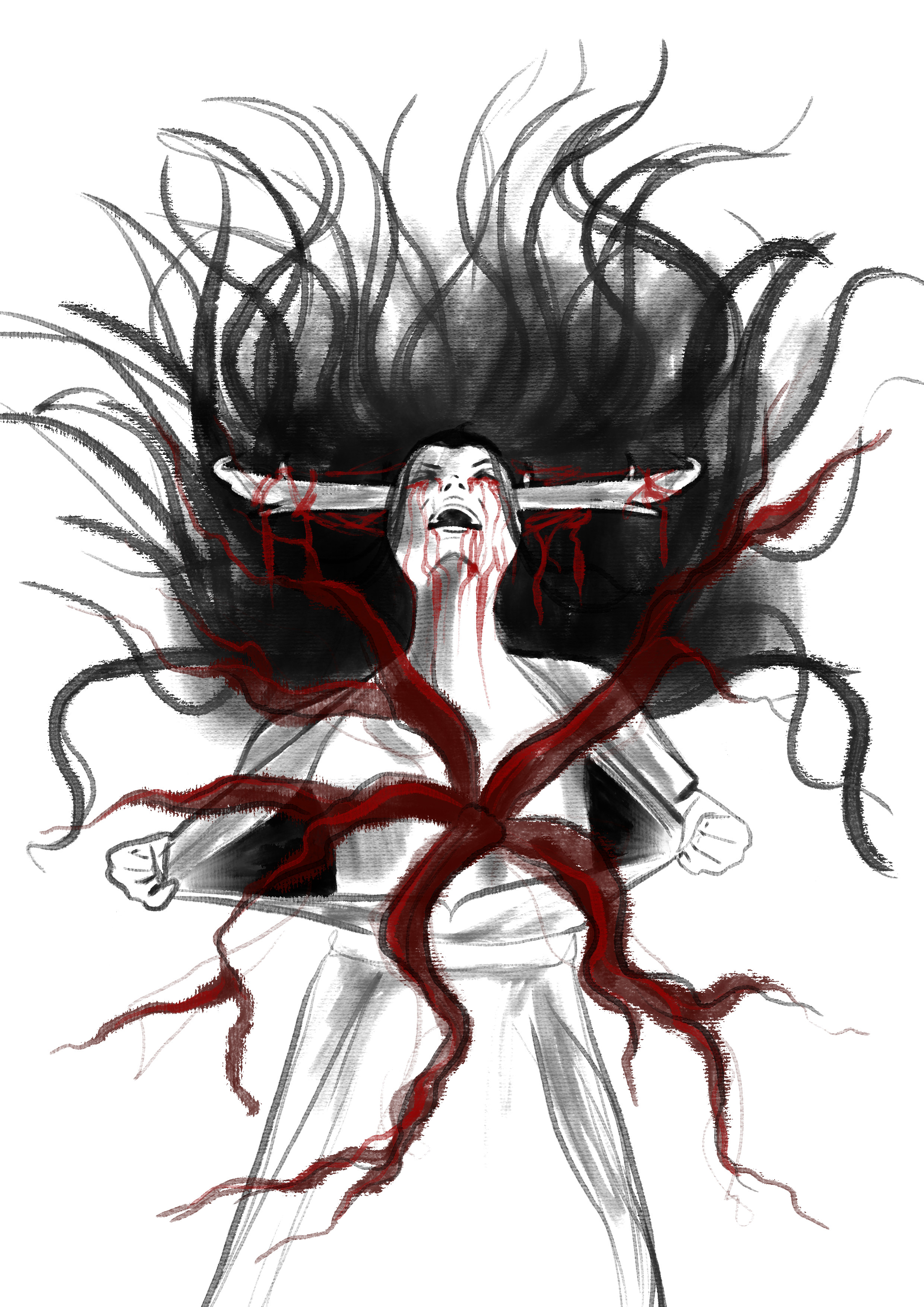 Mid-Battle Witch Sketch