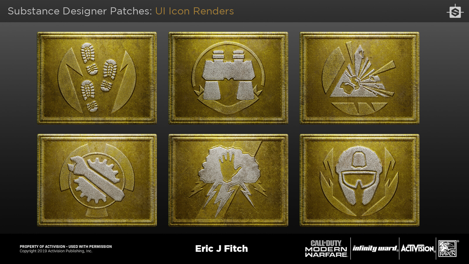 Yellow Patch Renders