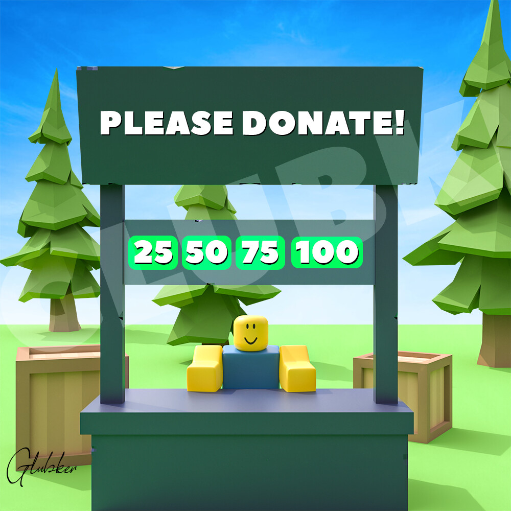 Glubker pls donate the game commission