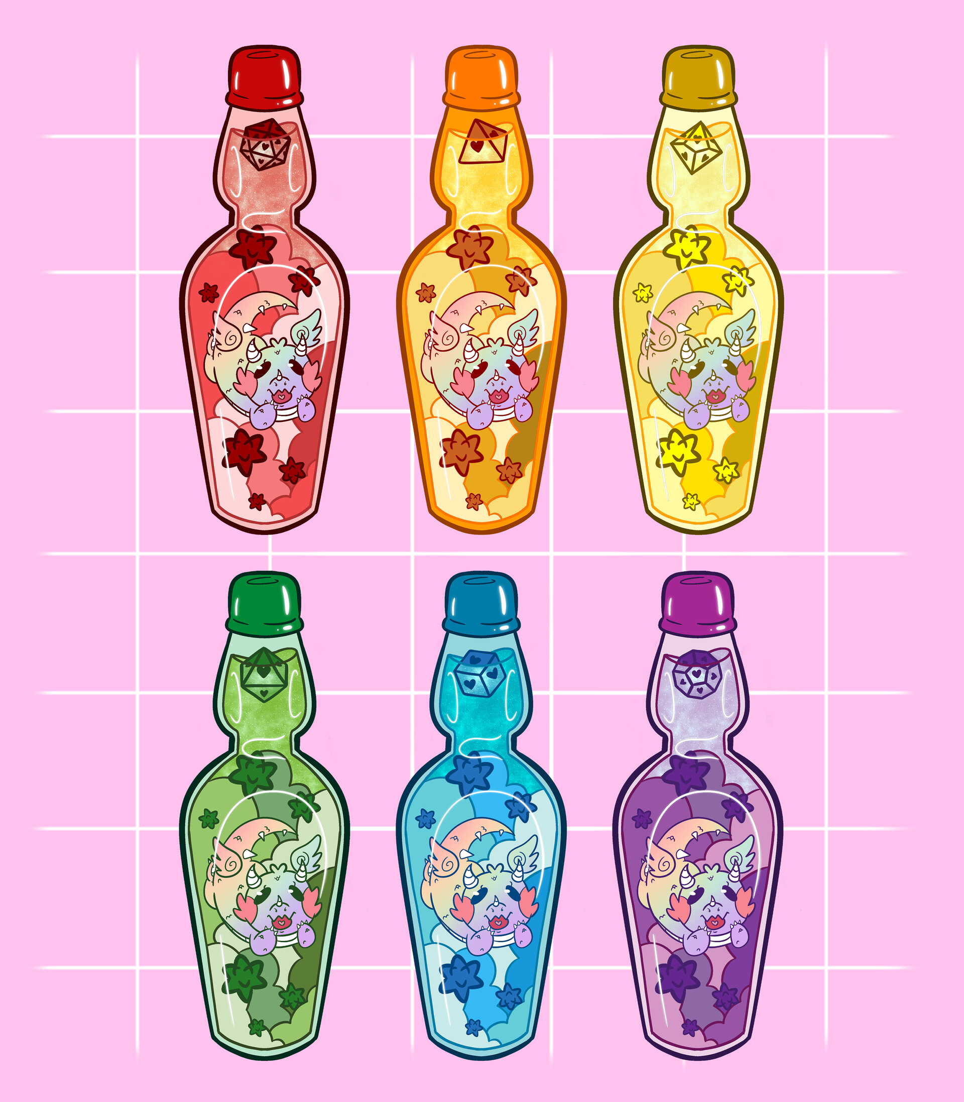 ArtStation DnD Drink   Victoria C Geis Dnd Ramune 