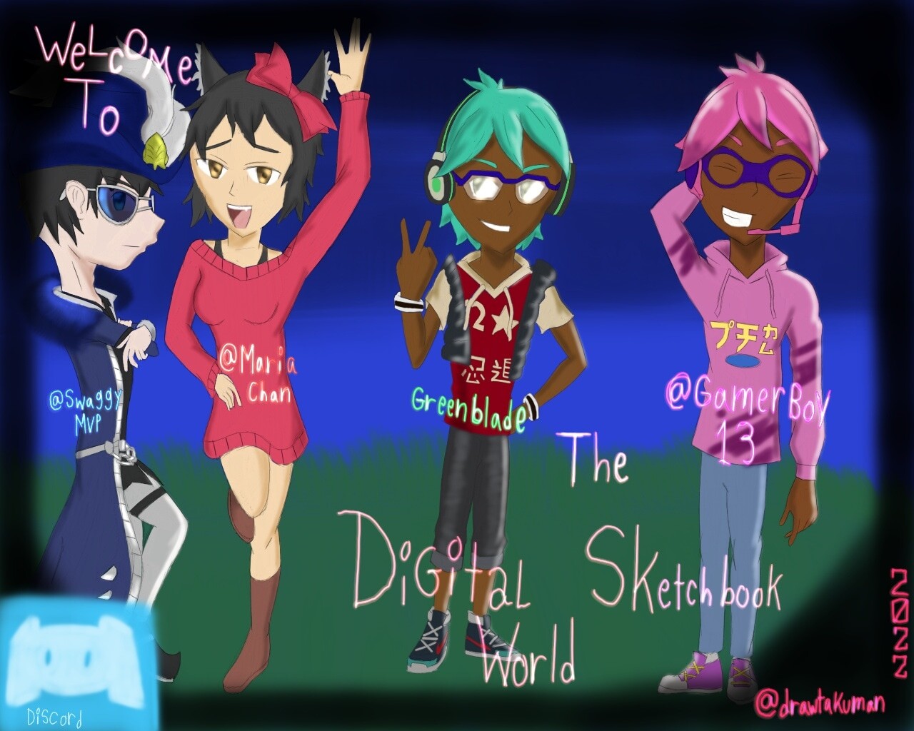 Drawtakuman Draw your friends oc art challenge