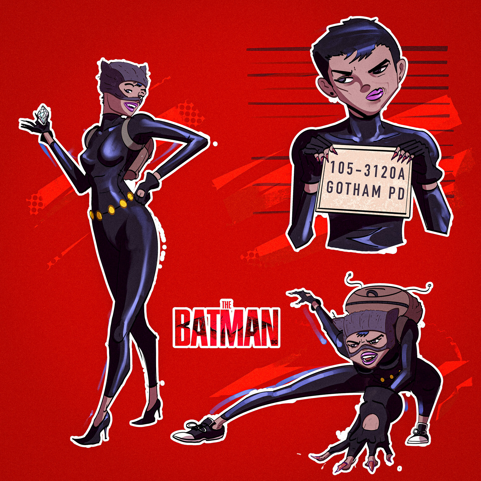 ArtStation - Catwoman - The Batman Animated show