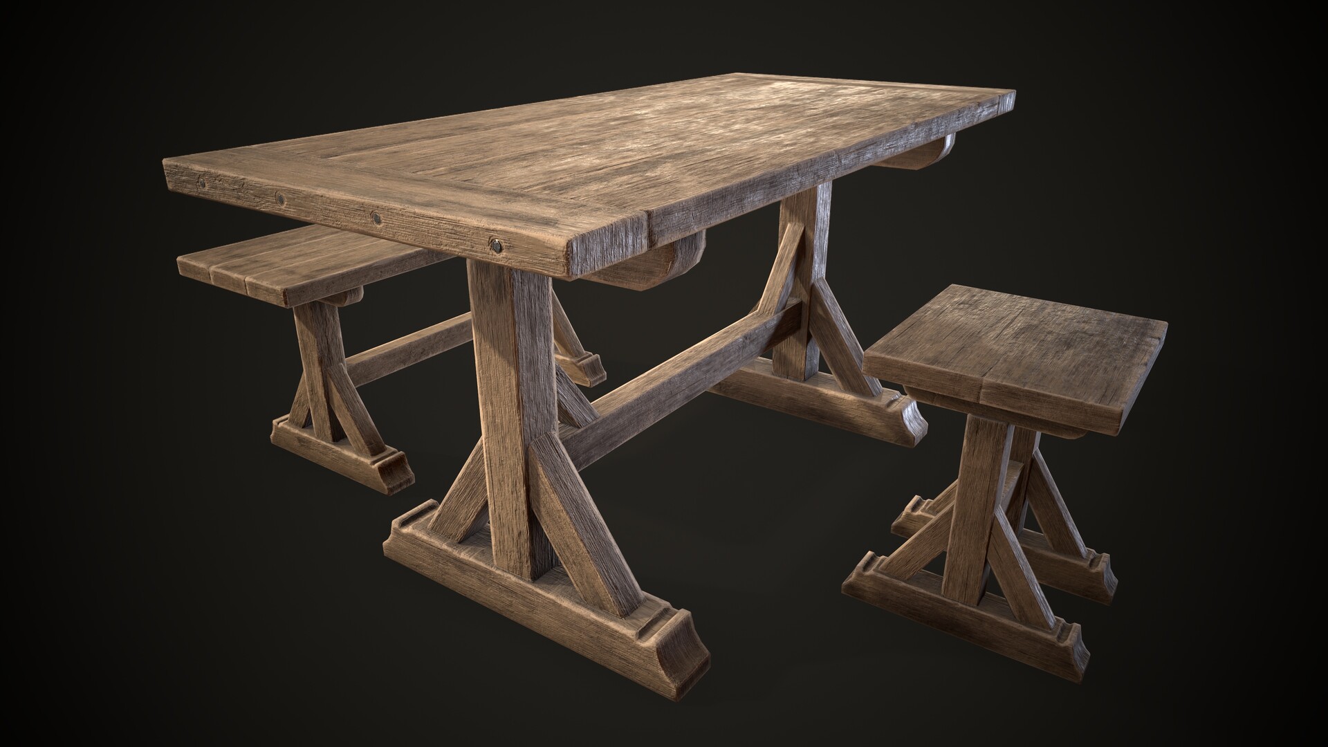 ArtStation Medieval table