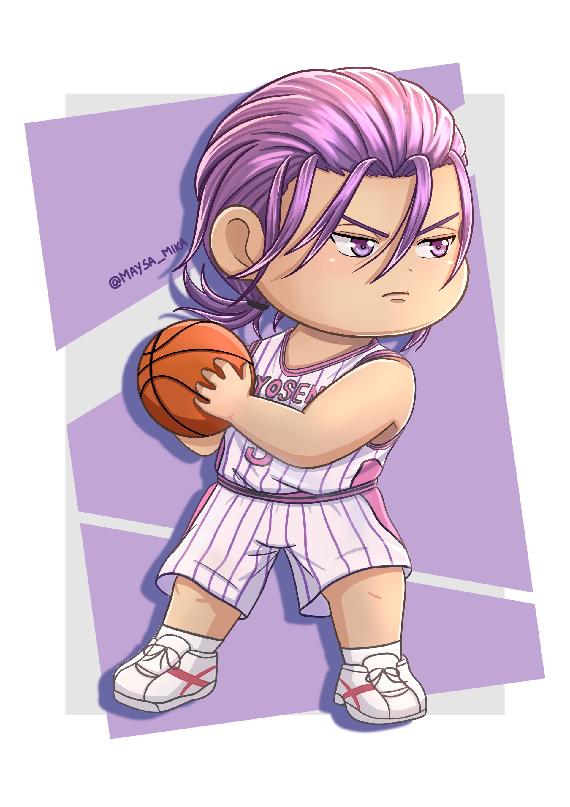 Maysa Mika - Kuroko no Basket Chibi Fanart, image size:1920x2716