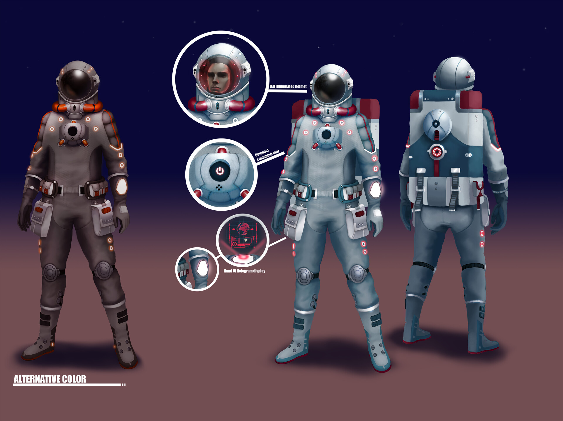 ArtStation - Space Suit Concept Art