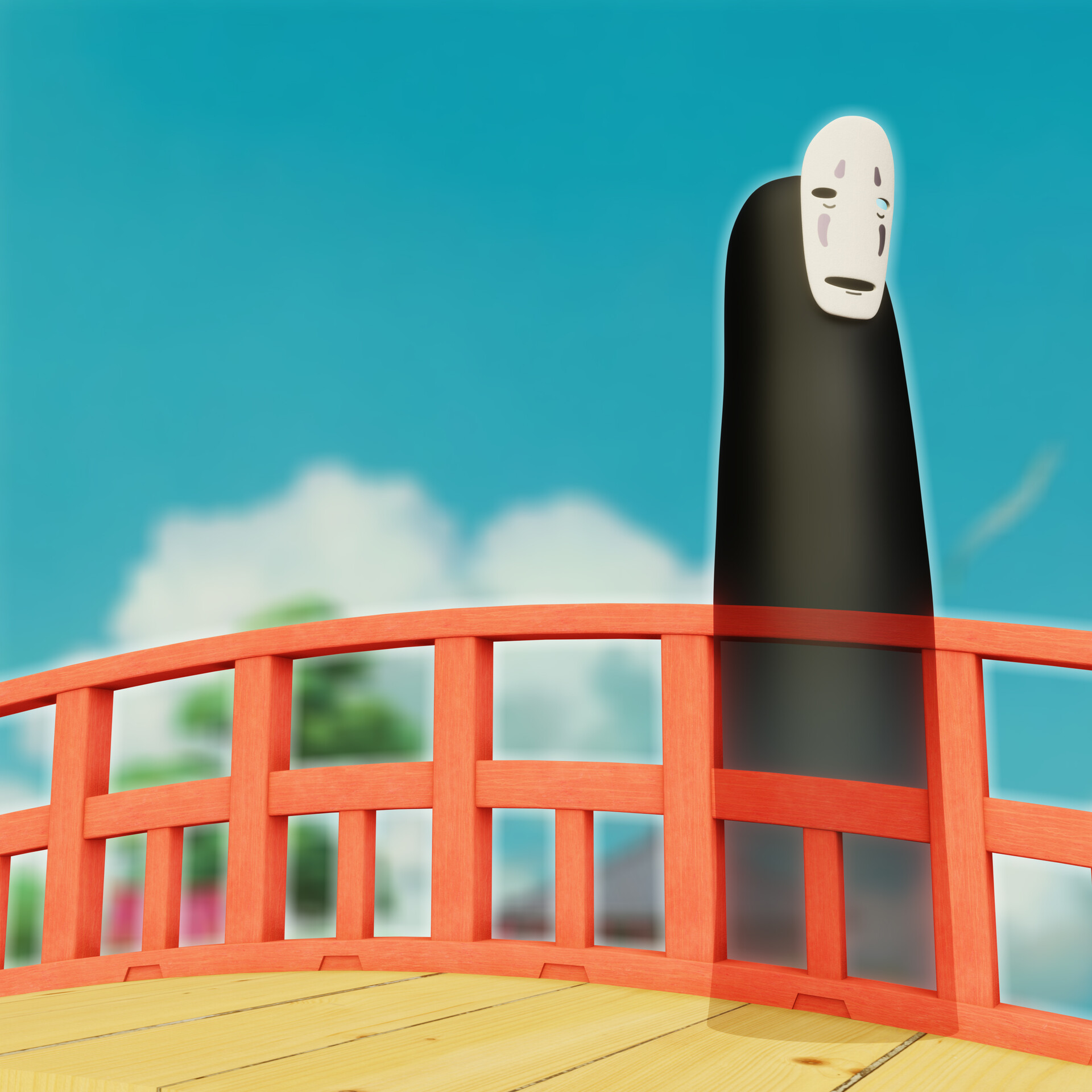 Spirited Away No Face Wallpaper
