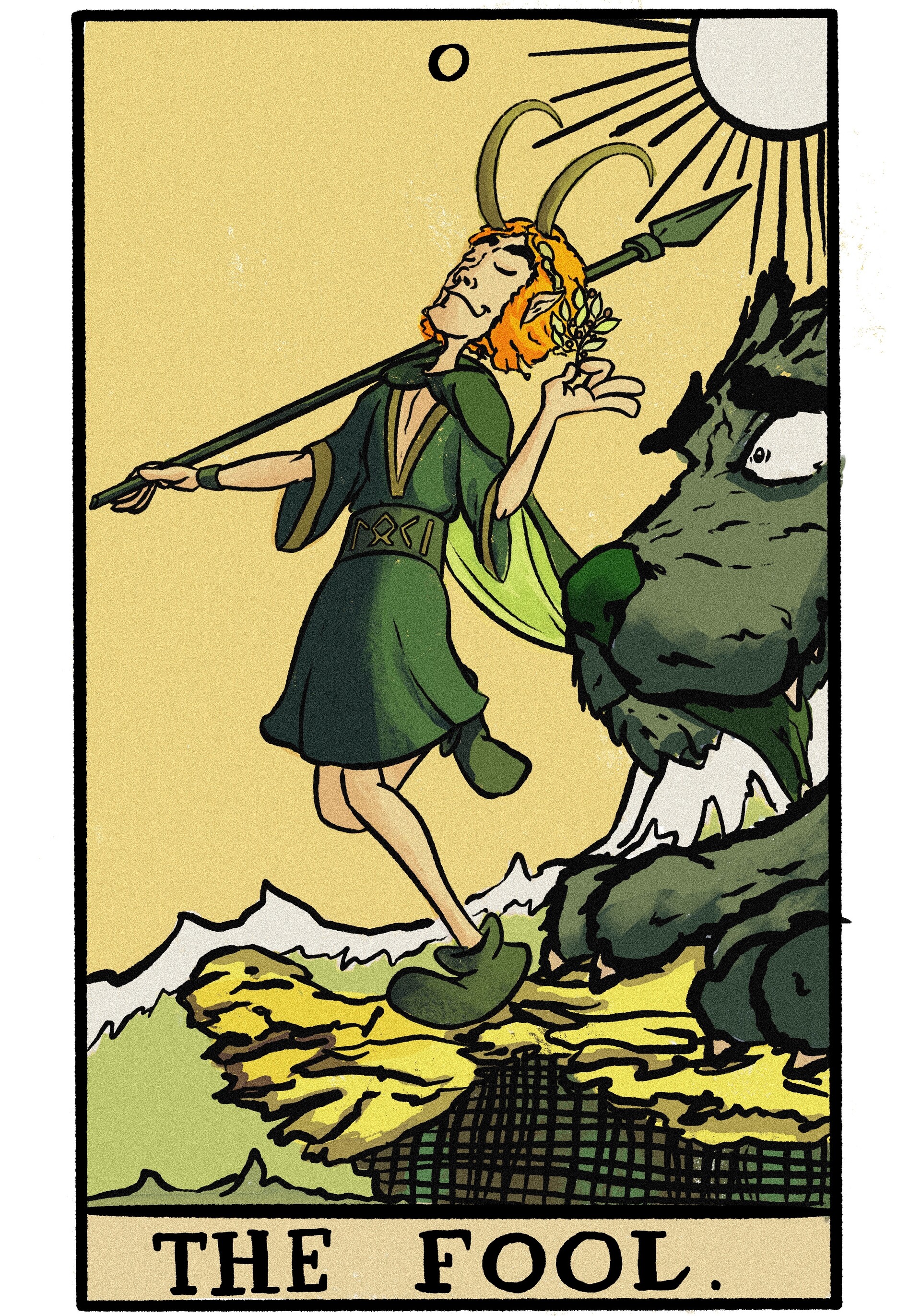 ArtStation Loki Tarot “The fool”
