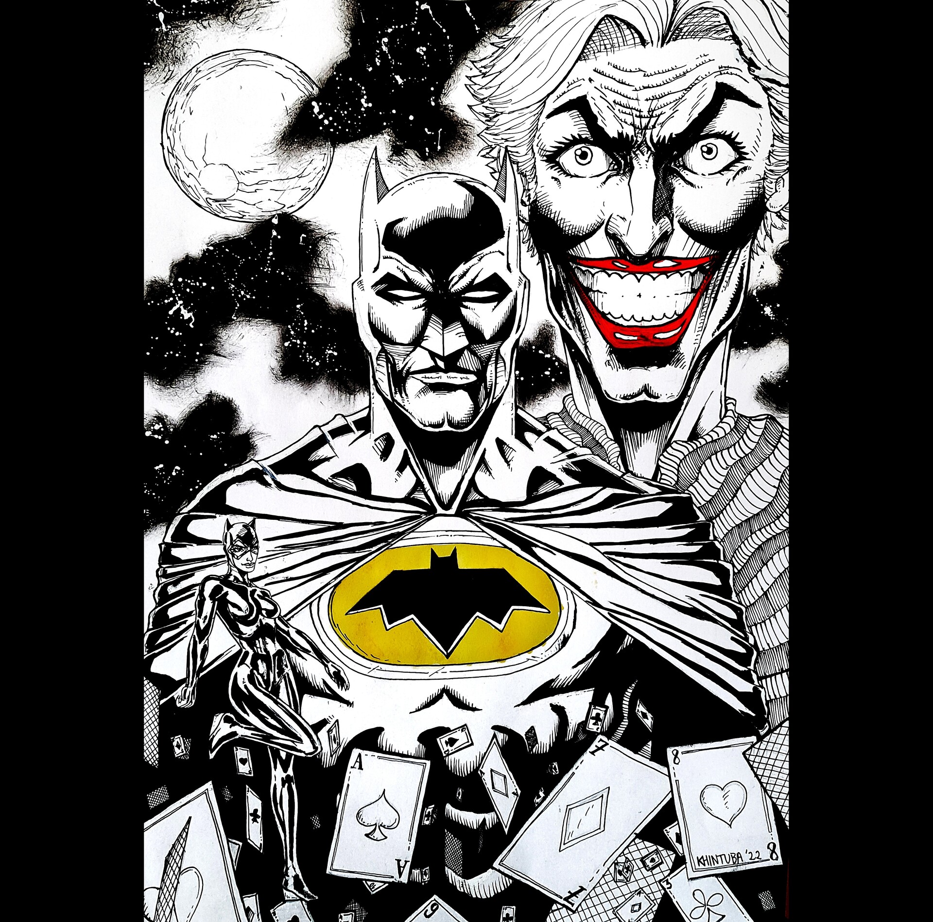 ArtStation - Batman, Joker, Catwoman