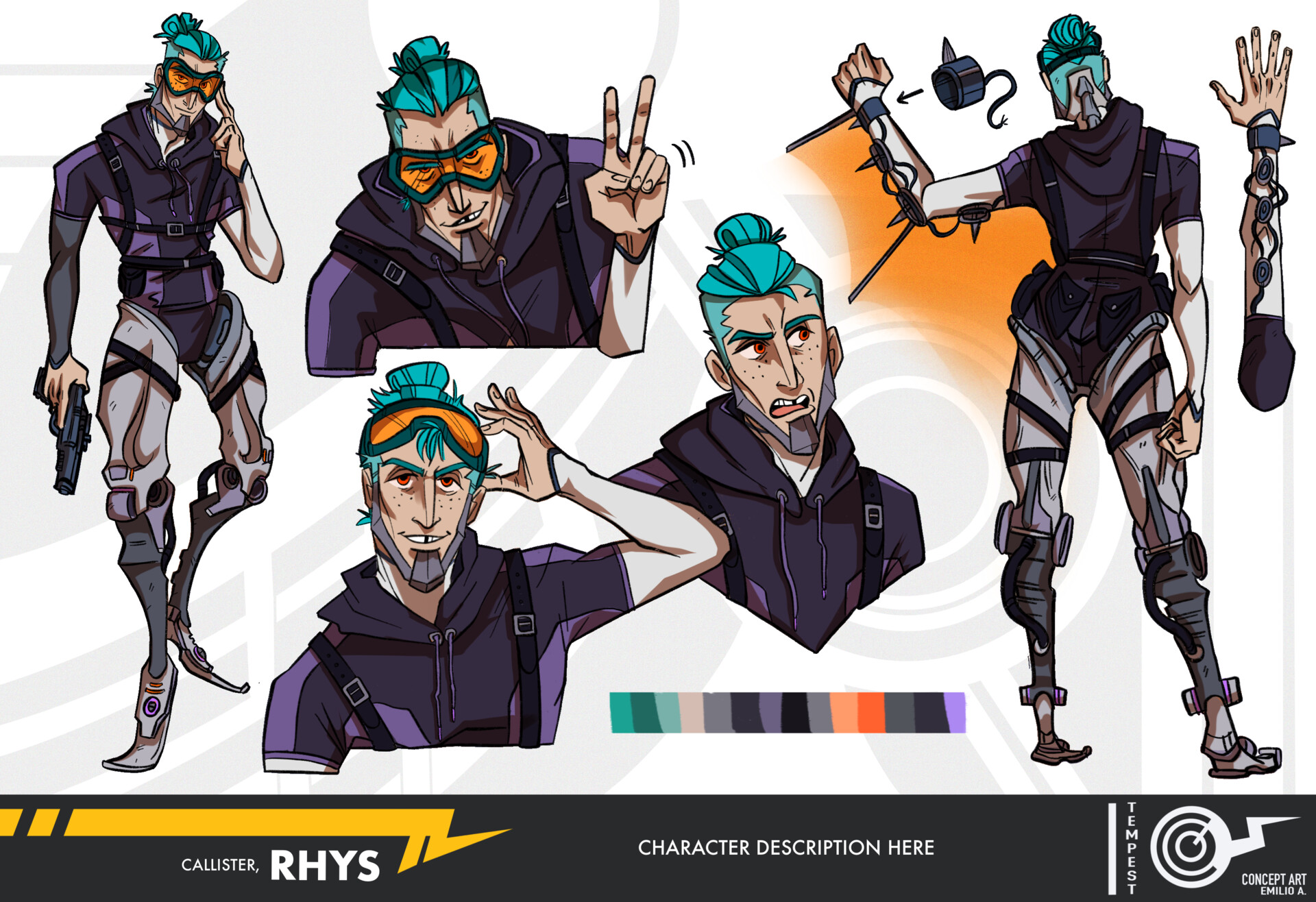 ArtStation - Tempest Character Sheet – Rhys Callister