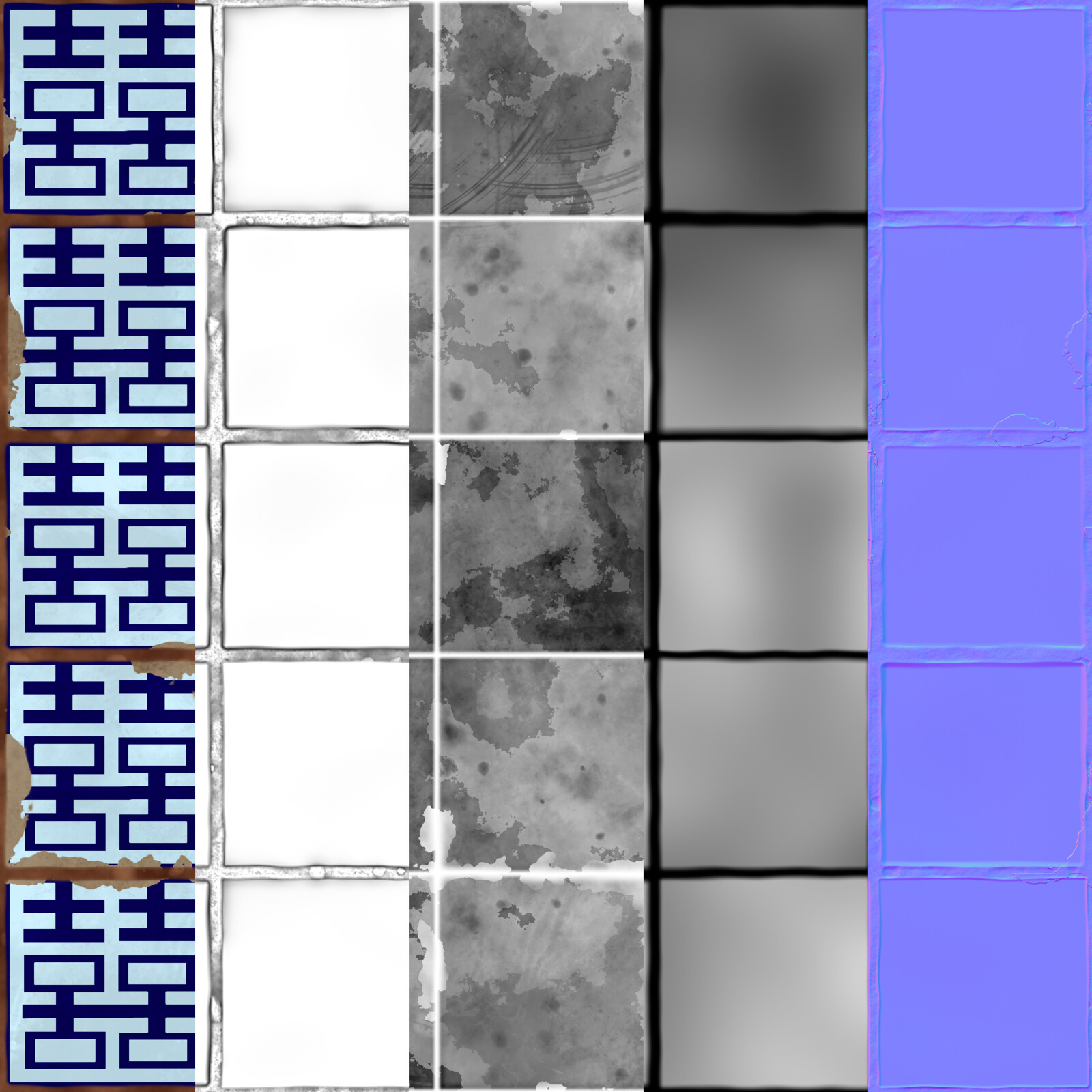 Tile #4 Texture

(base color/ ambient occlusion/ roughness/ height/ normal)